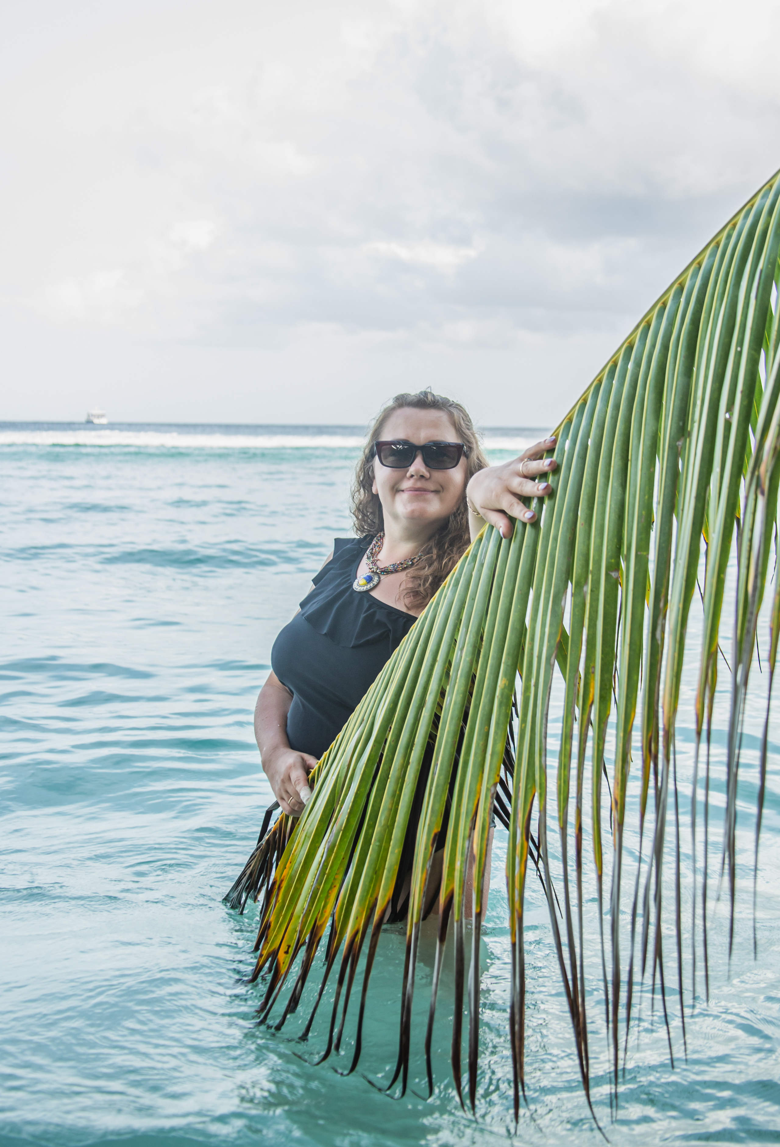 Portrait. Photographer in Maldives