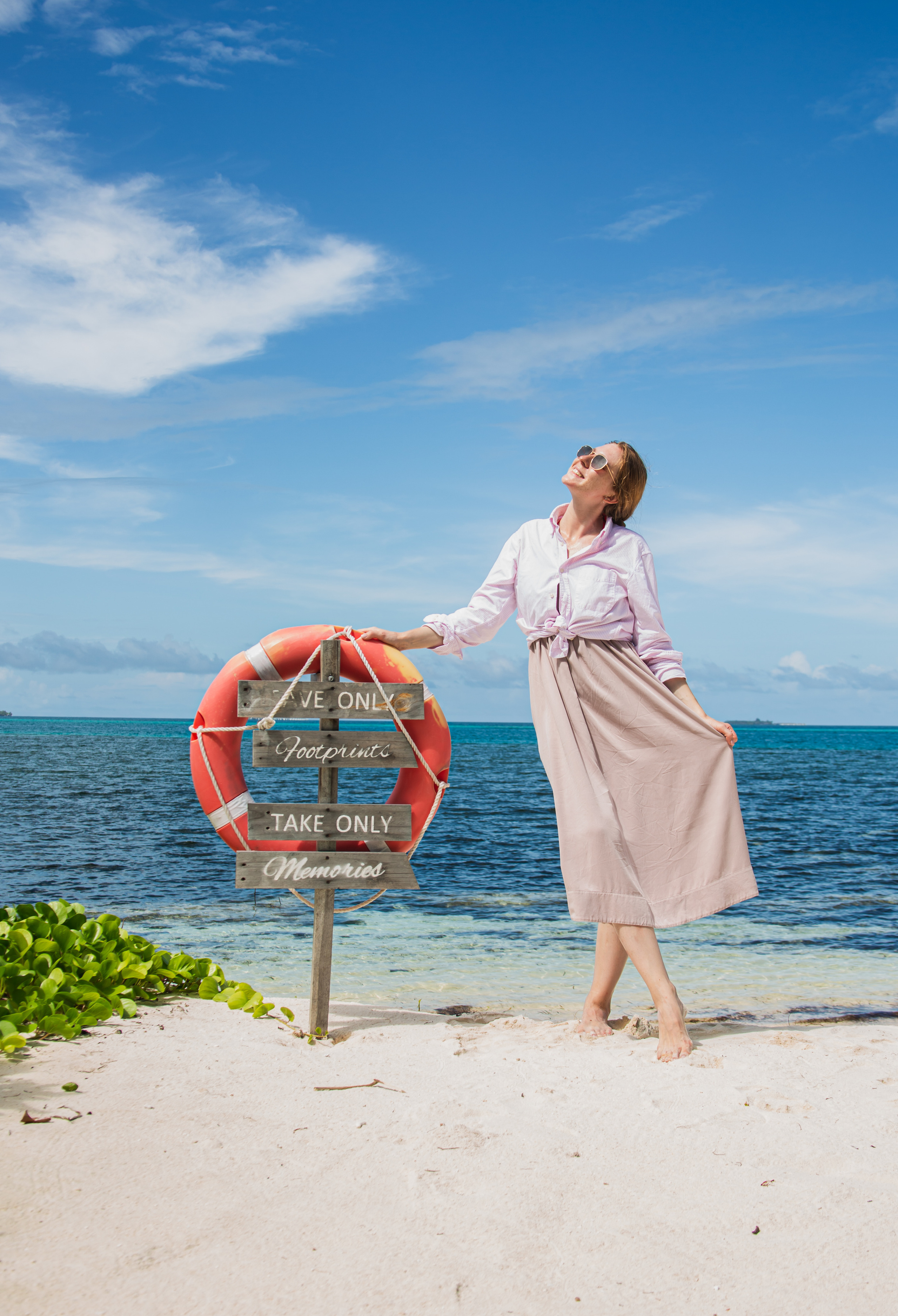 Portrait. Photographer in Maldives