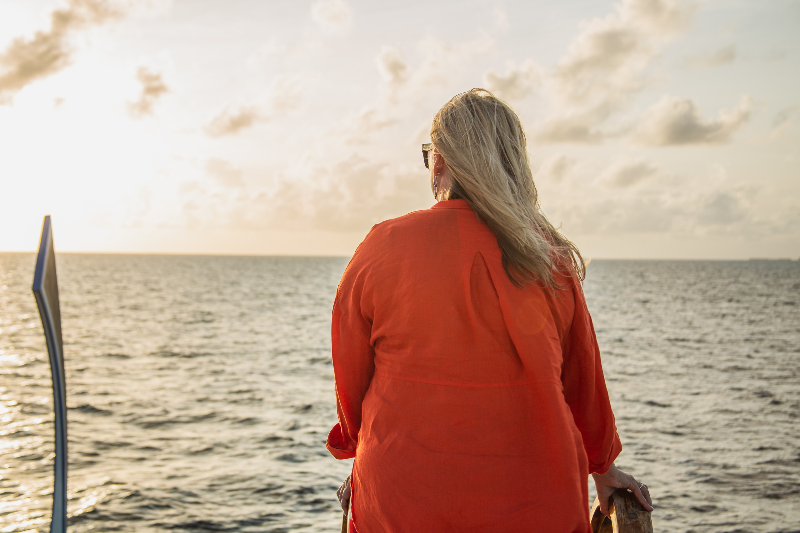 Portrait. Photographer in Maldives