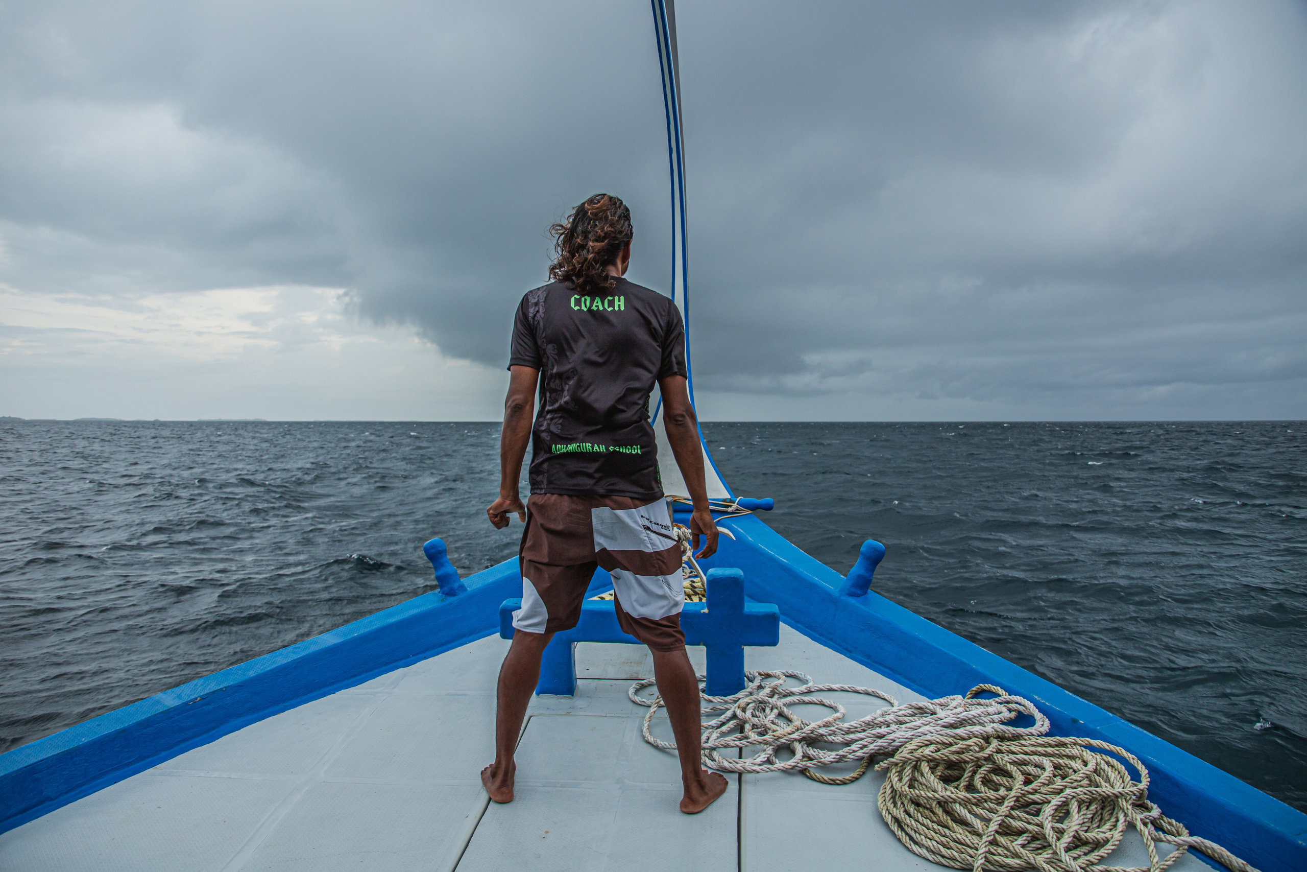 Portrait. Photographer in Maldives