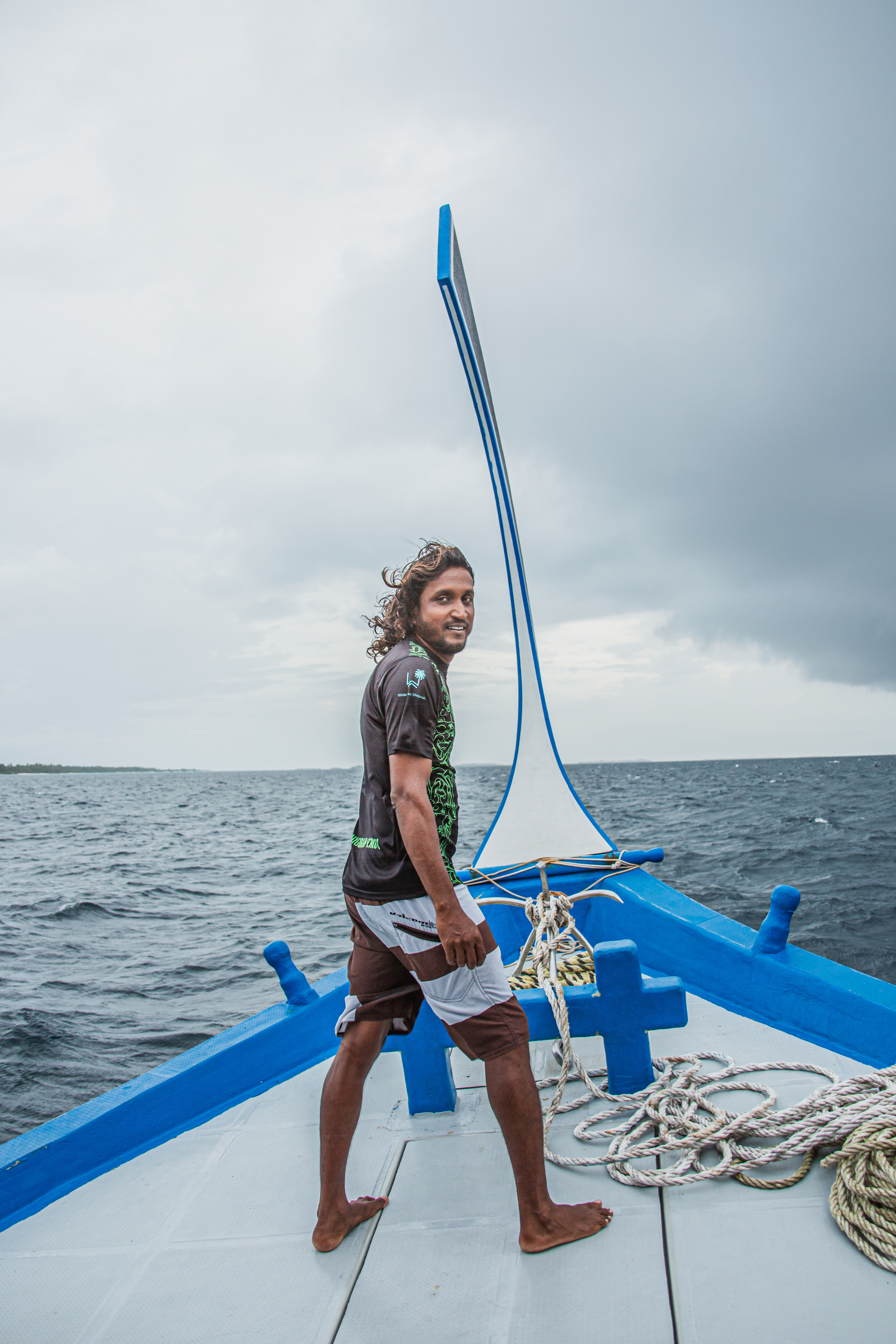 Portrait. Photographer in Maldives