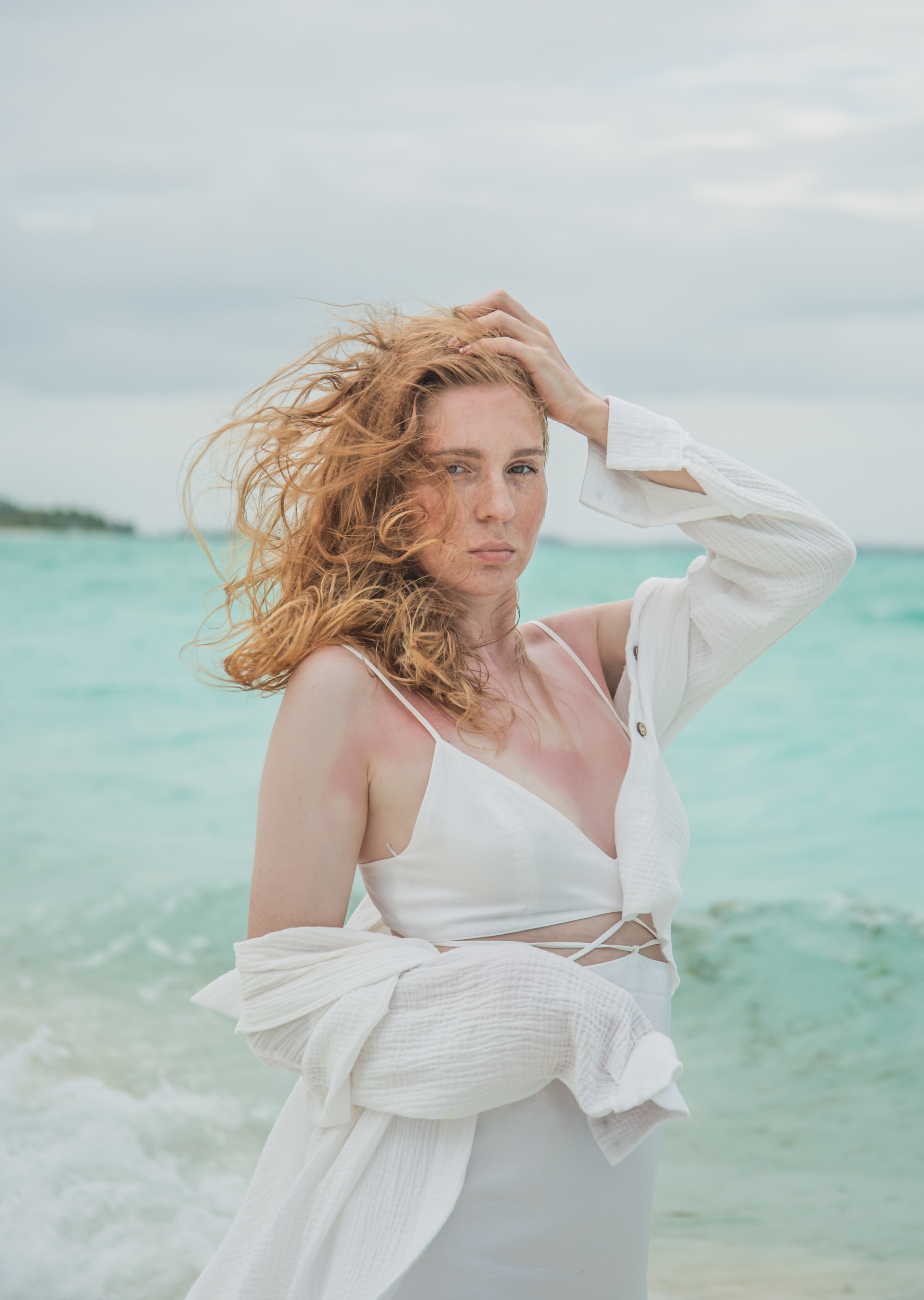 Portrait. Photographer in Maldives