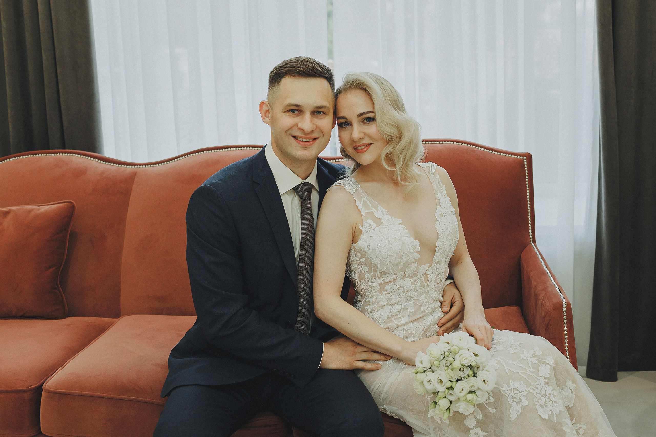 Свадебная фотосессия в Таганском ЗАГСе и Кусково. Фотограф в Москве и Люберцах Анна Ушакова