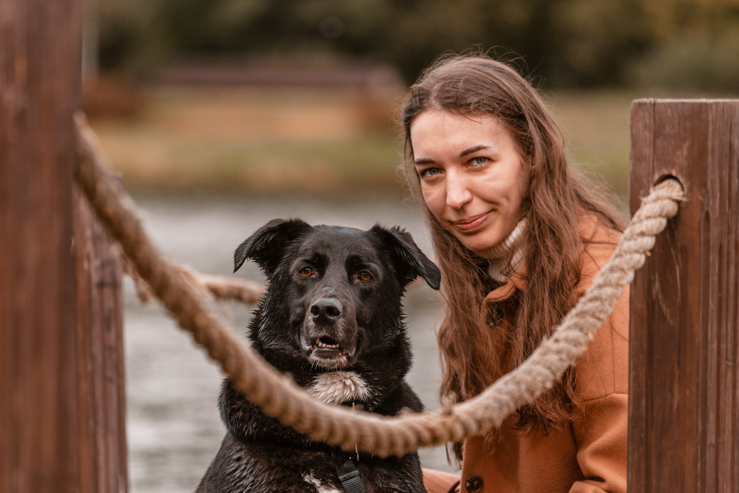Юля и Фортуна. Фотограф-анималист Татьяна Степанова