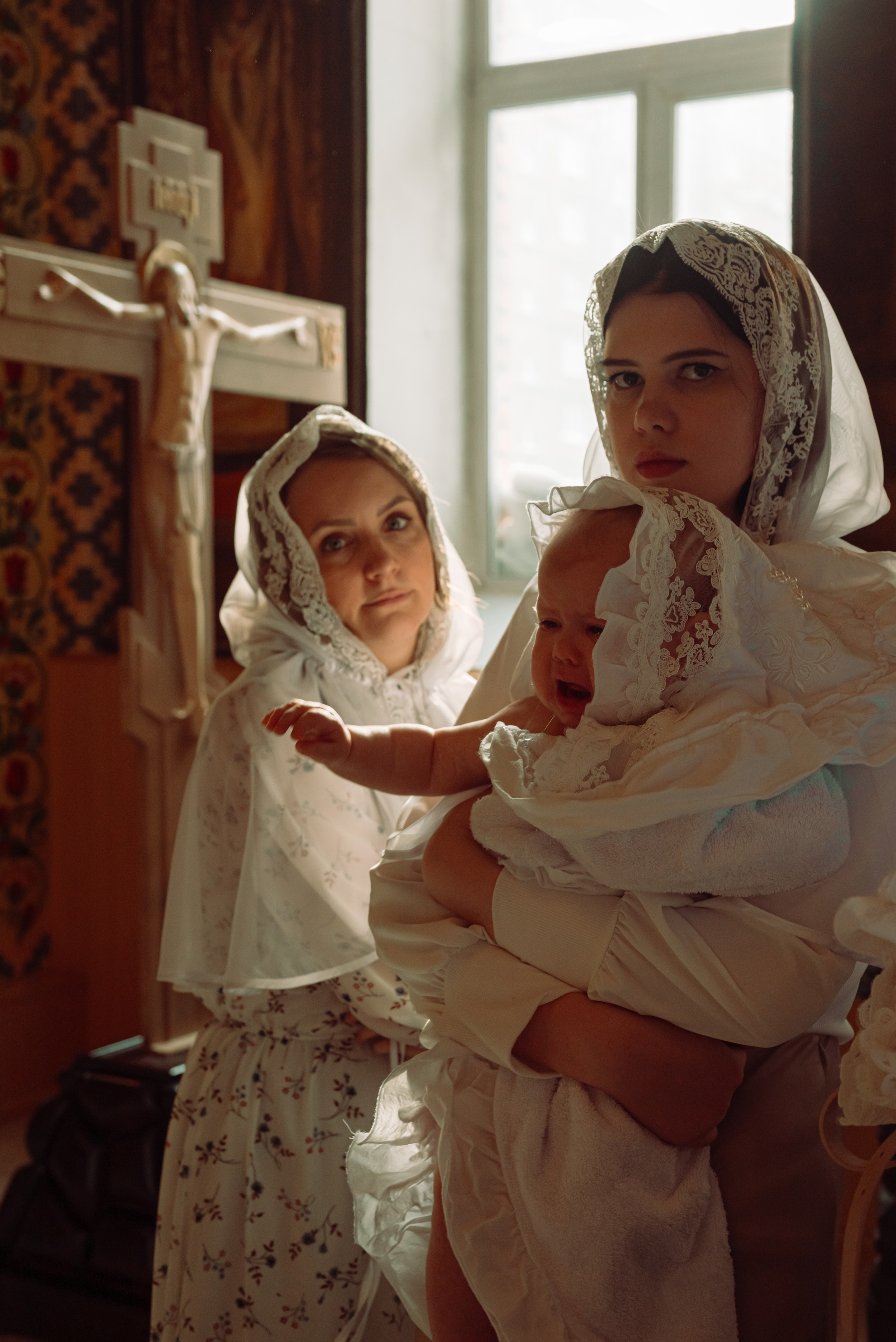 Крещение Амелии. Фотограф новорожденных в Норильске Виктория Шагалиева