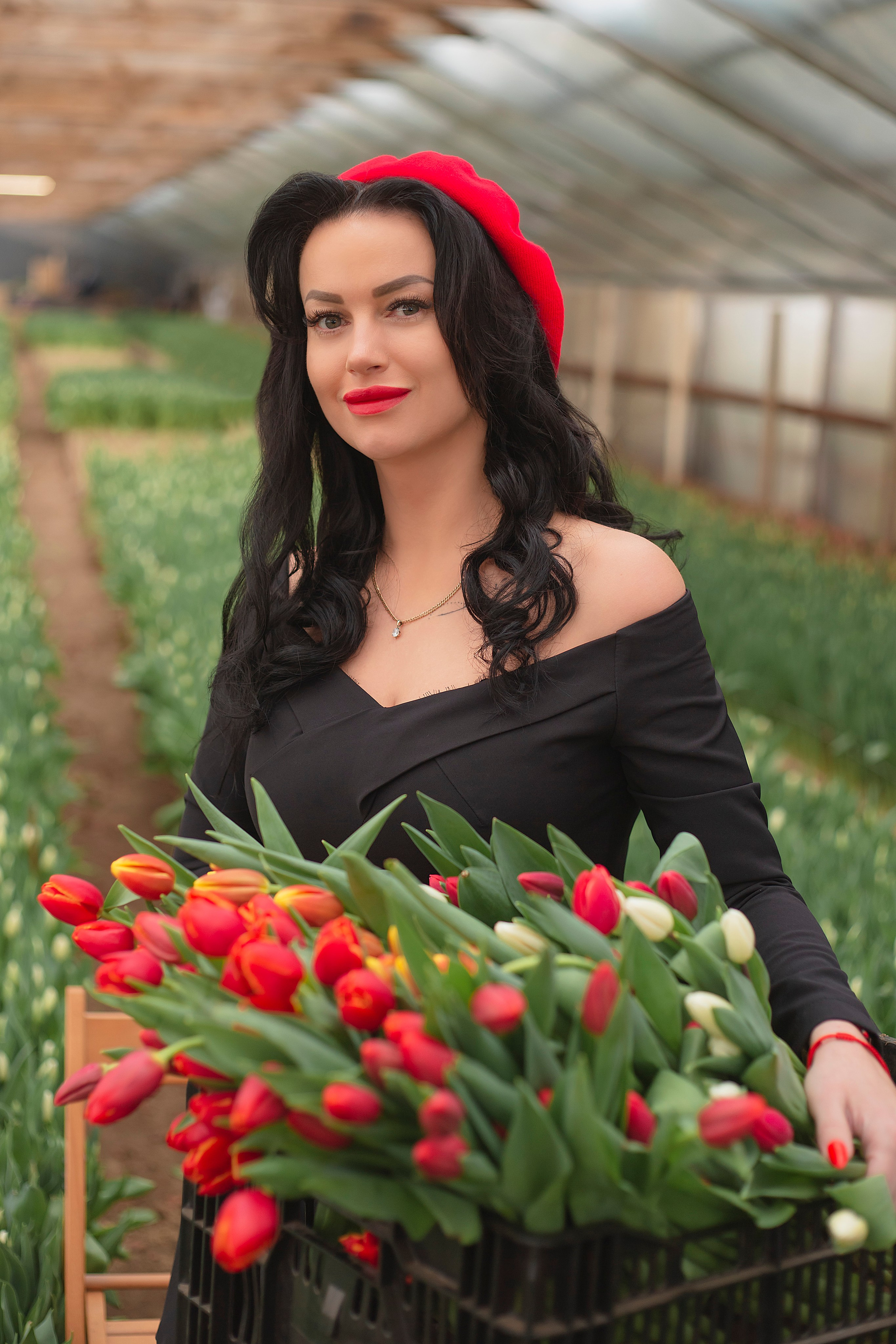 Фотодень в теплице с тюльпанами. Фотограф Ольга Бобб Нижний Новгород