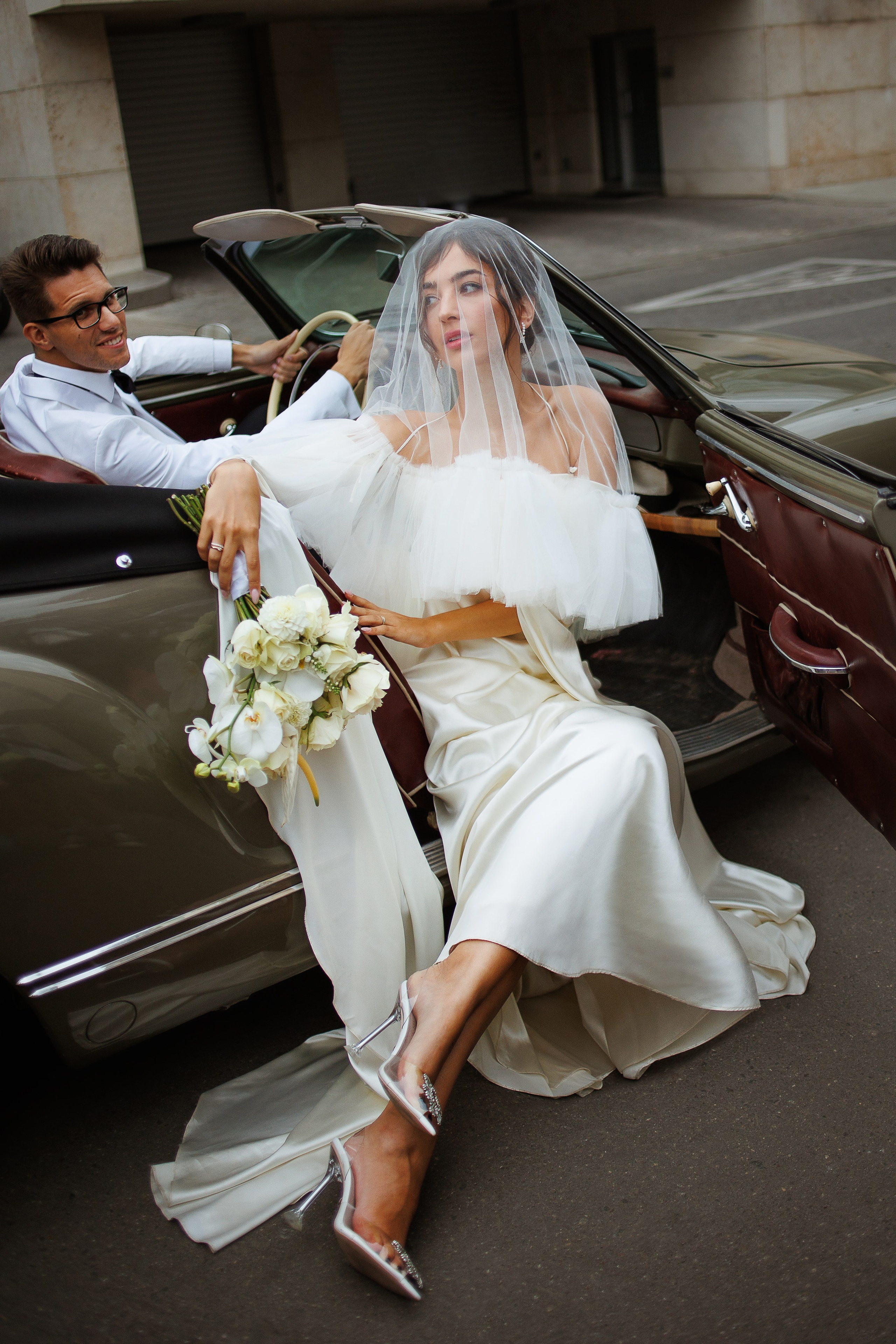 Ретро машина Анна и Владислав. Марковкина КрисТина