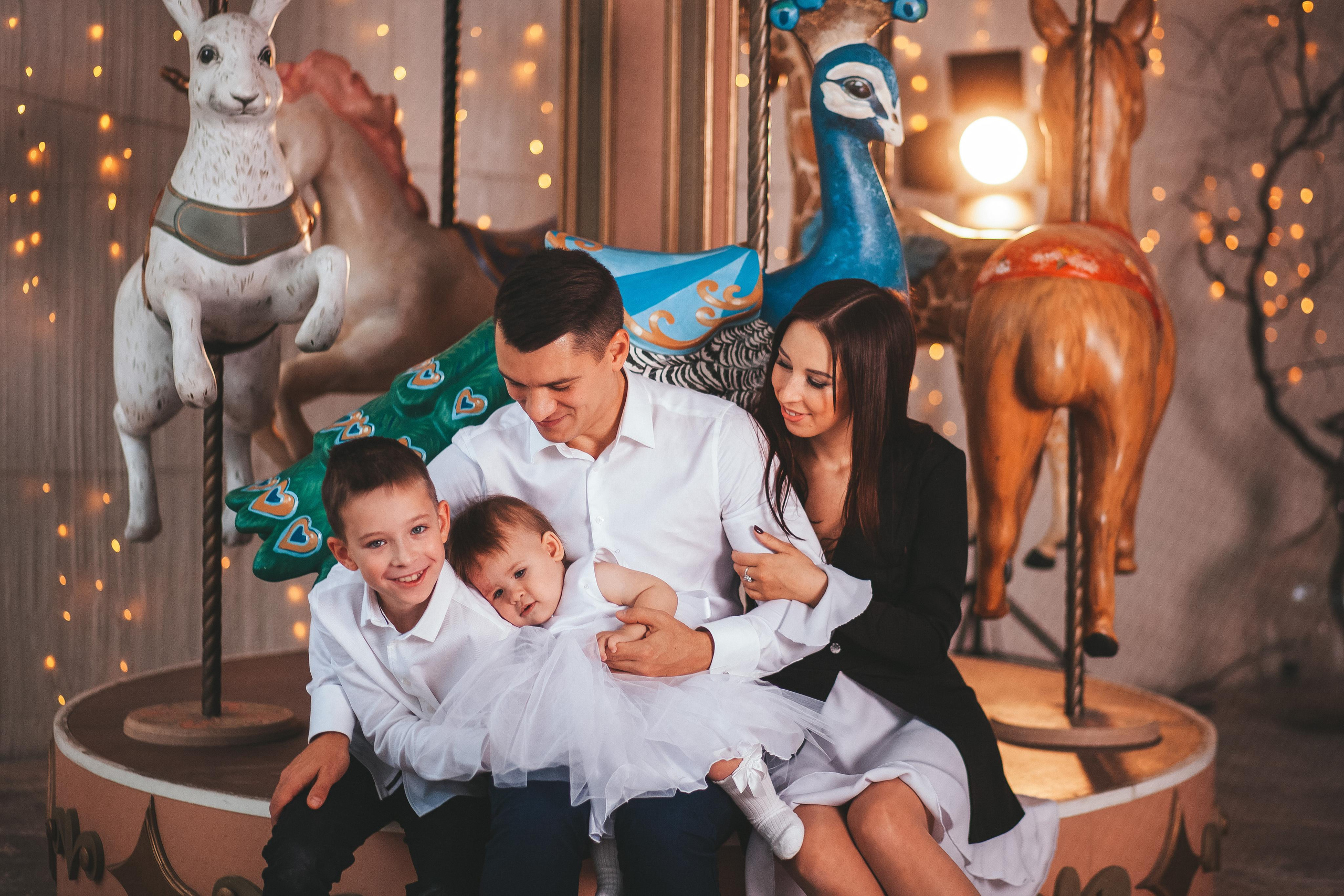 Татьяна, Денис, Платон и Василиса. Семейный фотограф в Екатеринбурге и Красноуфимске Евгения Лягаева