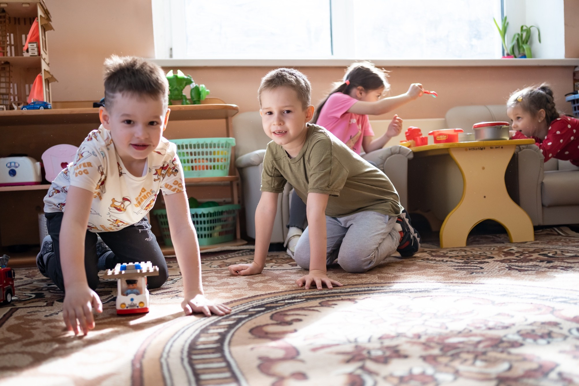 Детский садик. Семейный фотограф Варвара Сорока в городе Москве