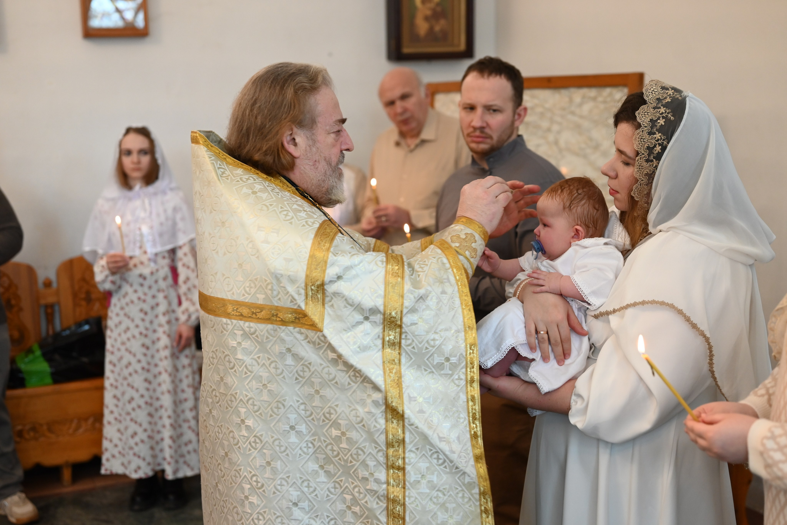 Крещение в Царицыно. Семейный и детский фотограф Москва
