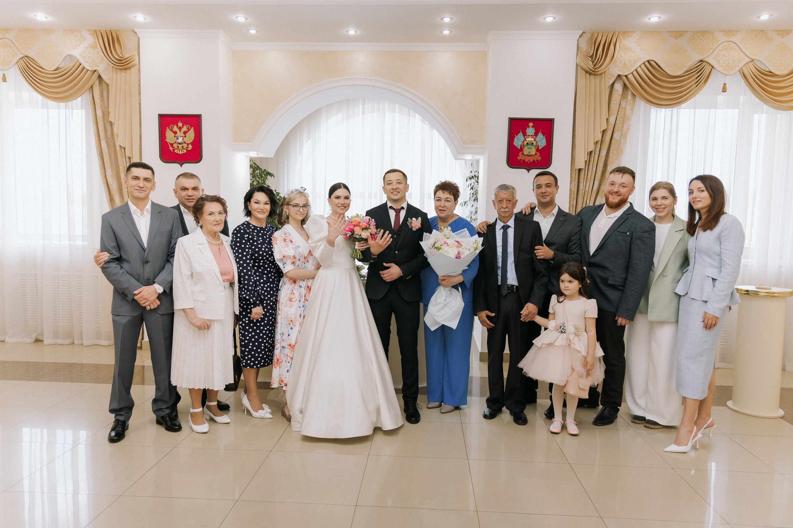 Яна и Святослав. Свадебный день. Свадебная фотография. Арина Рубах