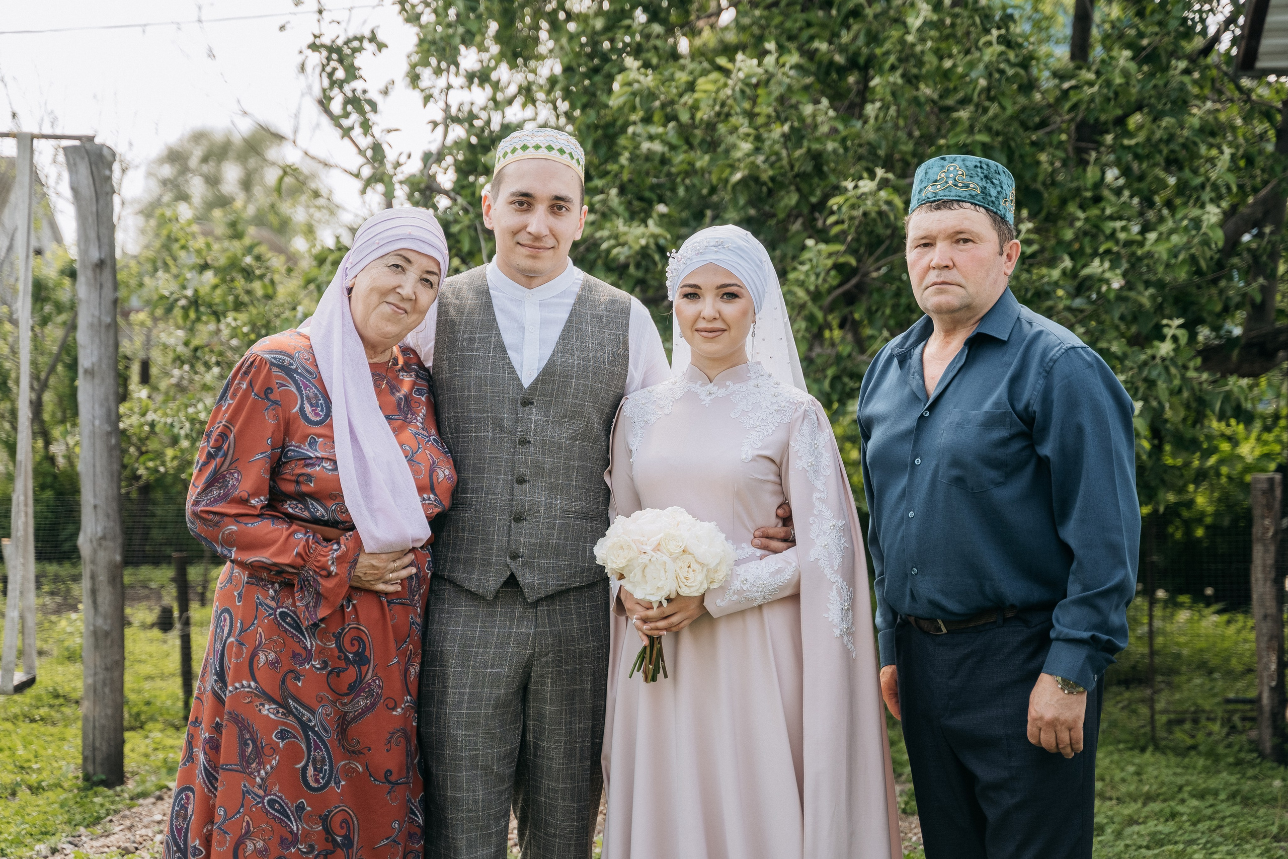 Асхат и Аделия. Свадебный семейный фотограф Ксения Божко Уфа Раевка никах в Нарыстау