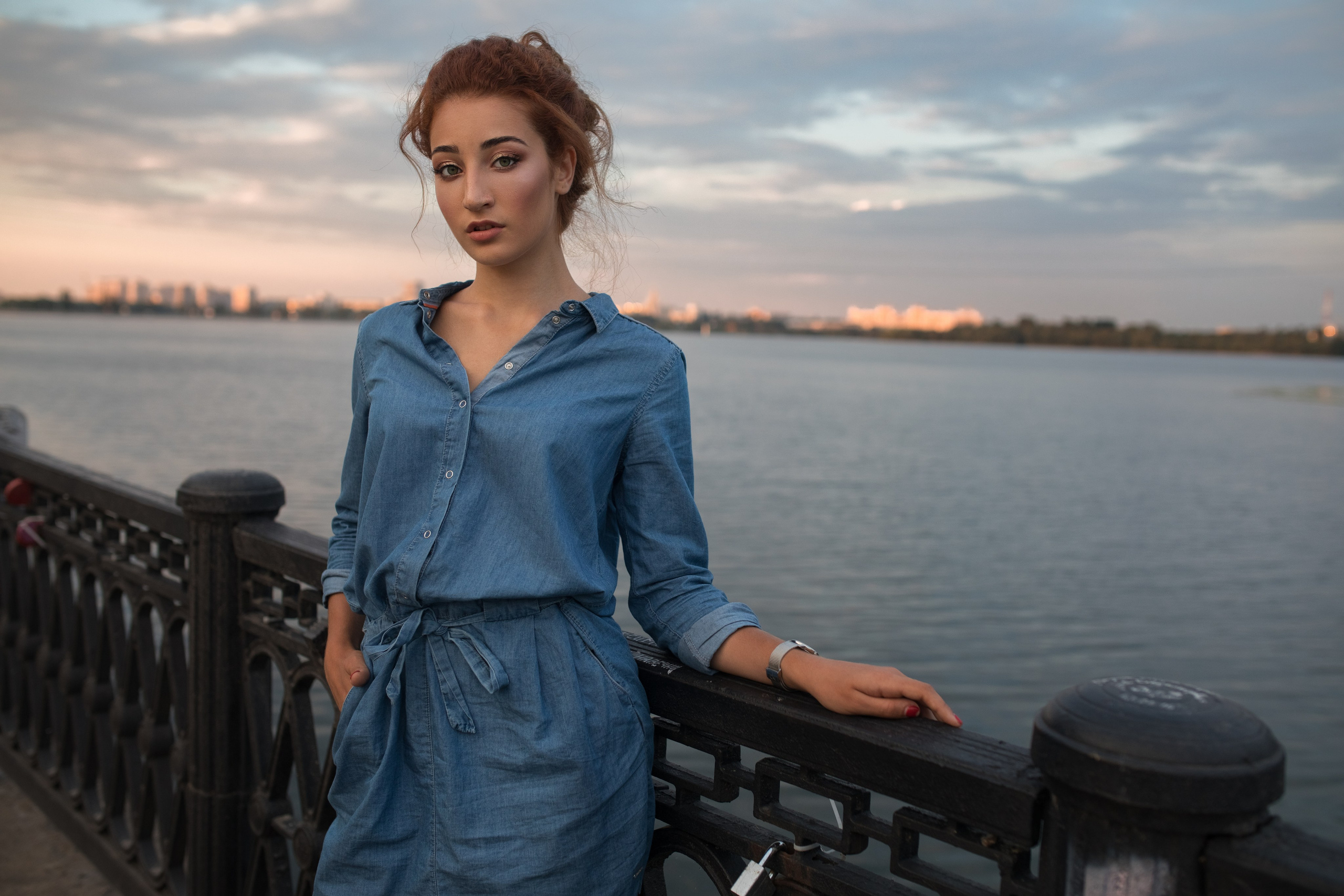 Фотосеъмка с Анастасией на Адмиралтейской площади Воронежа для «себя»