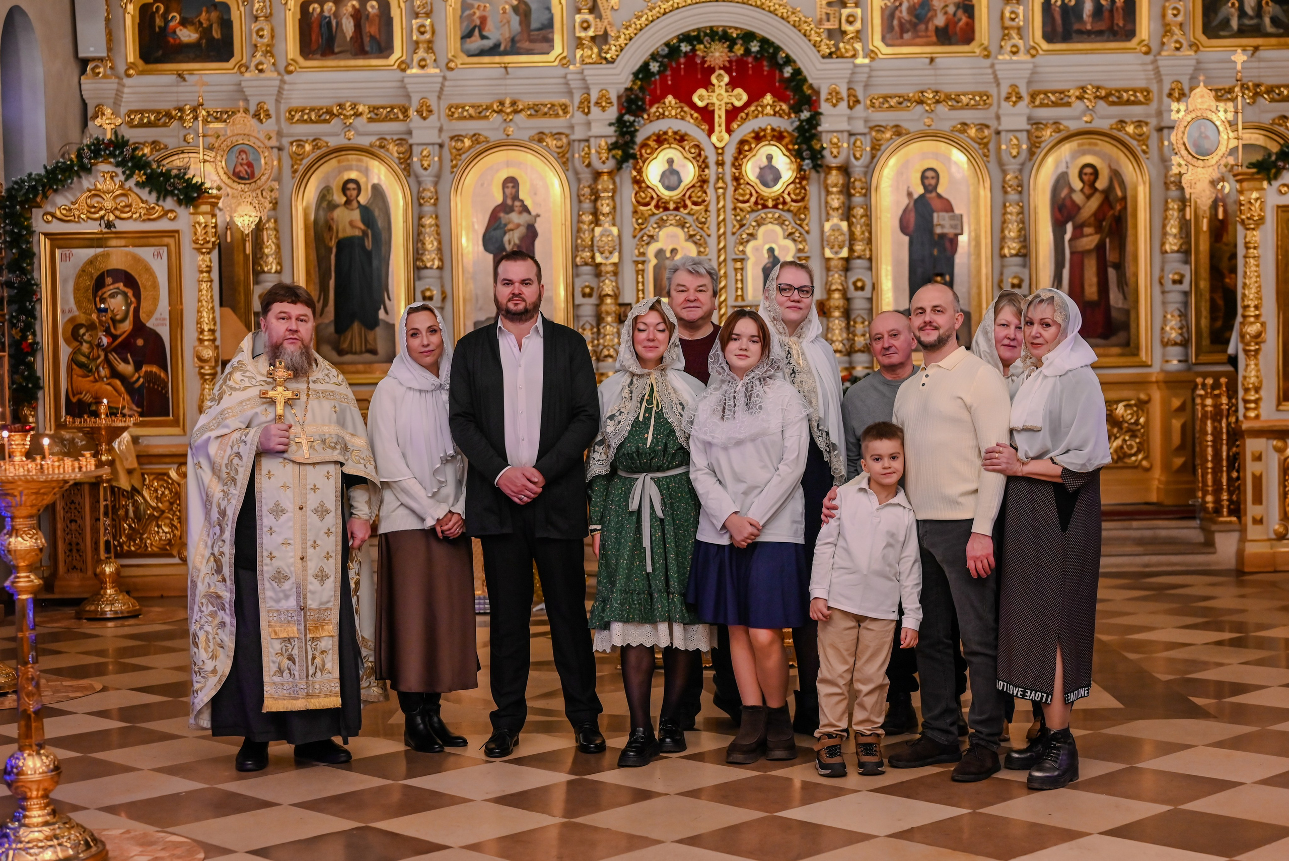 Крещение Совхоз Ленина. Семейный и детский фотограф Москва