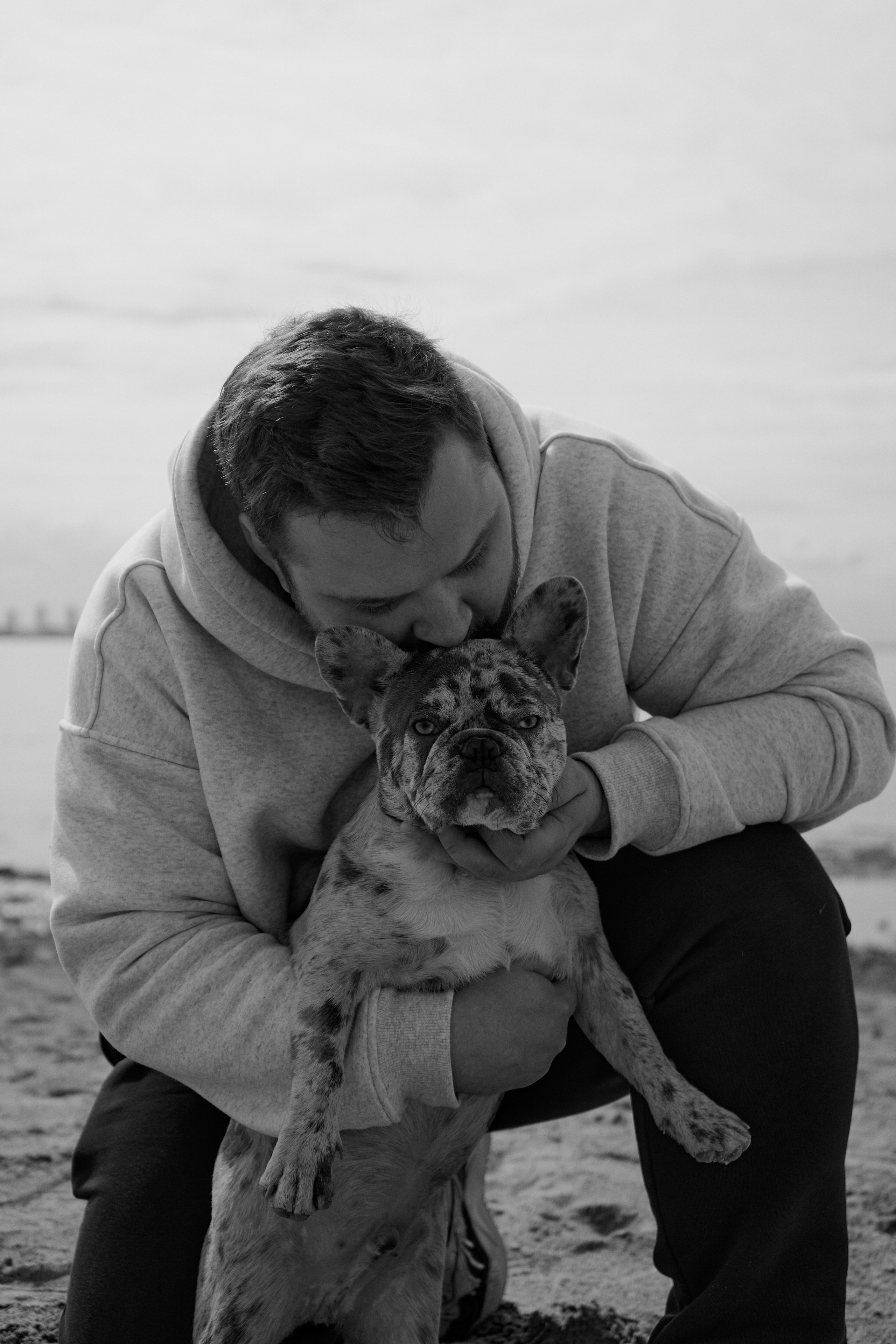 Фотосессия с собакой на заливе. Фотограф / Санкт-Петербург / Галина Никонова