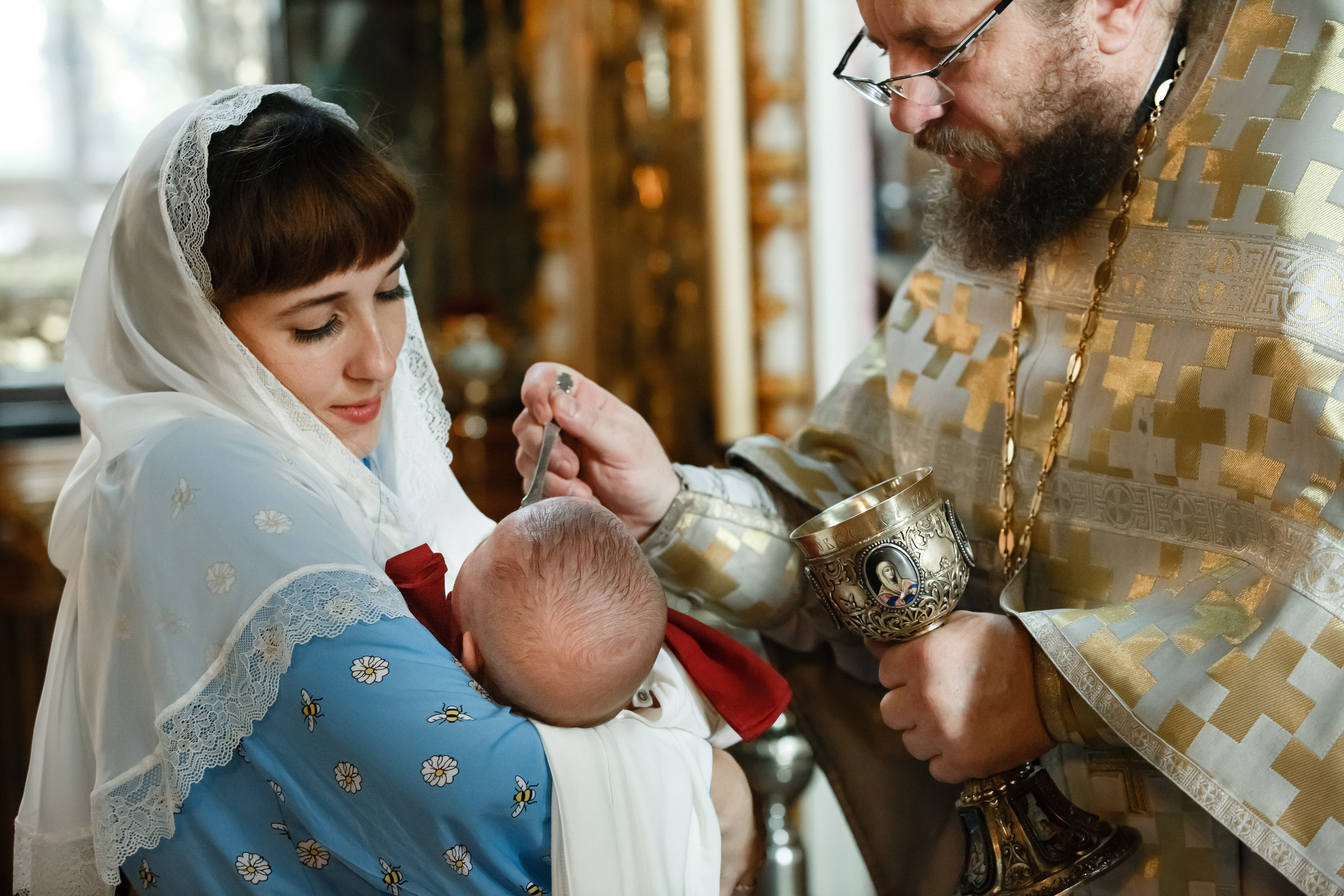 Фотосъемка крещения. Фотограф на крещение, венчание, свадьбу. Тула, Новомосковск
