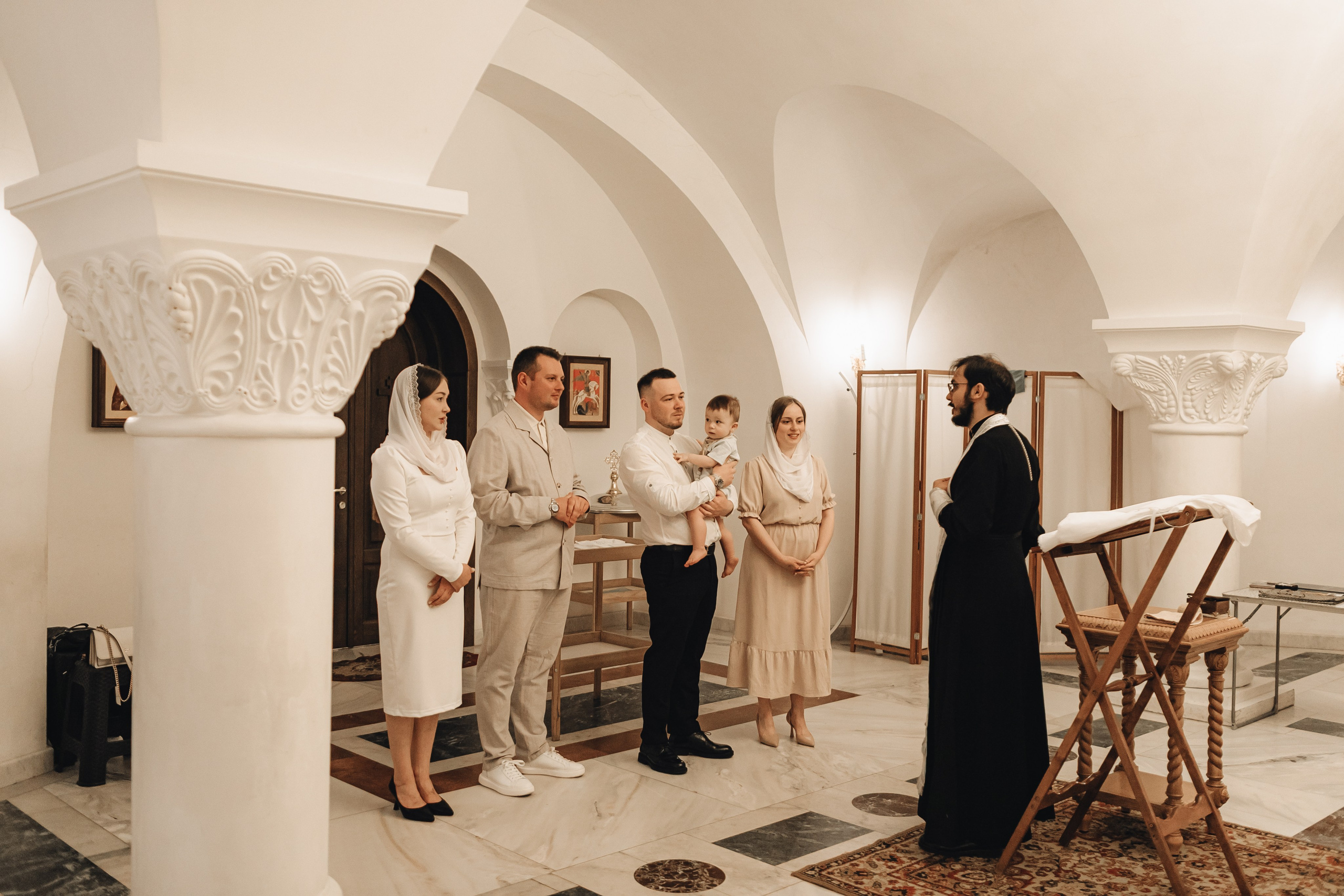 Крещение Макара Храм Сергия Радонежского в Солнцево. Свадебный и Семейный фотограф в Москве Александра Вайпер