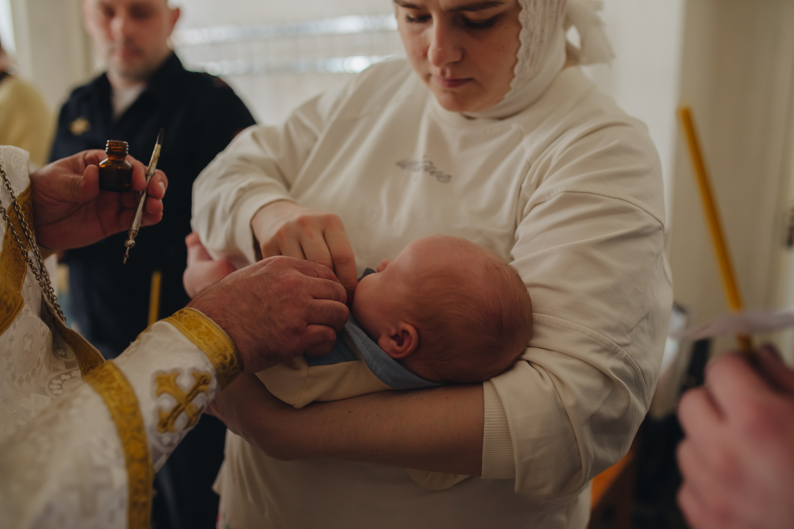 Крещение в светлом Храме. Семейный и детский фотограф в Москве Дорогова Екатерина