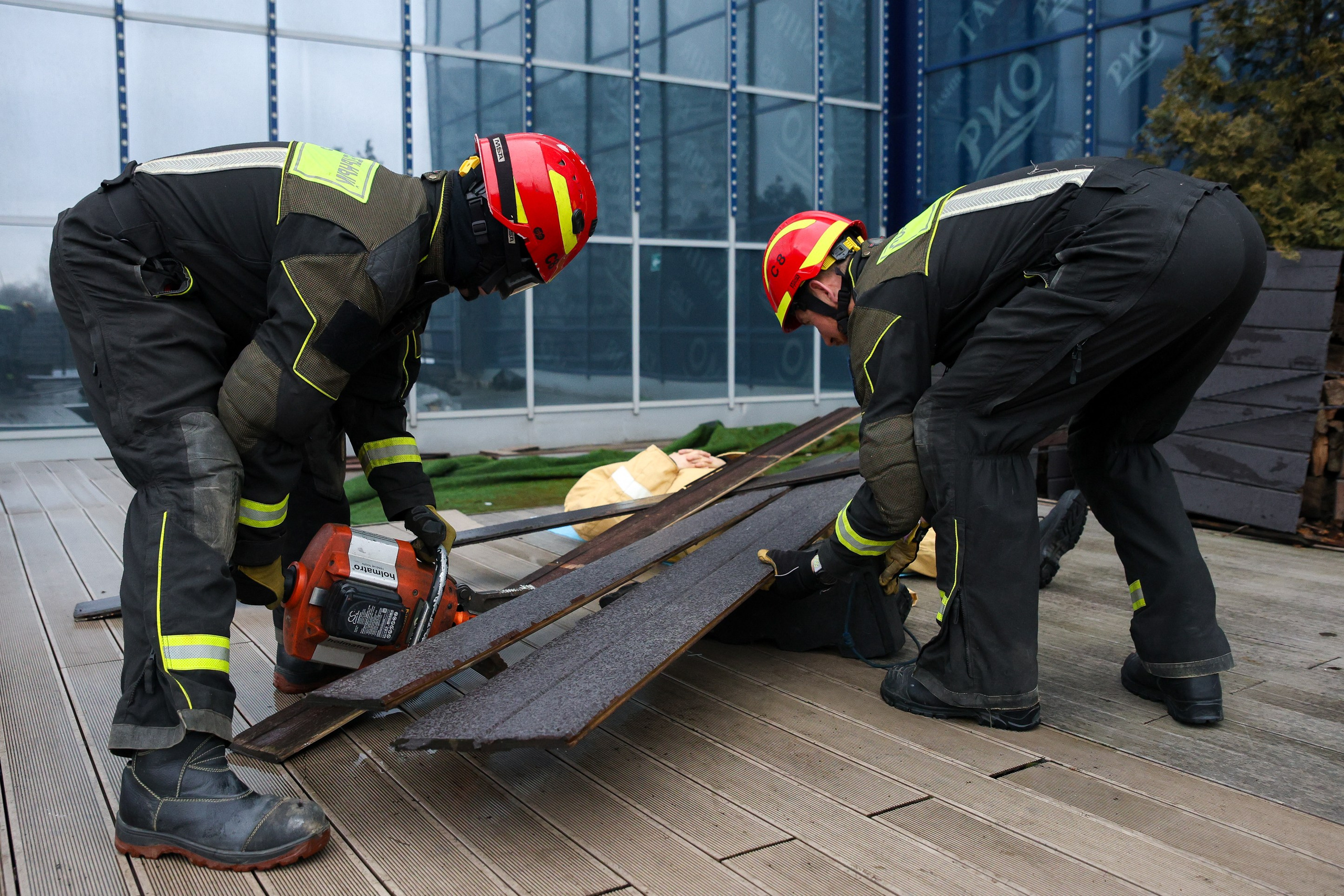 Тренировка МЧС. Фотограф Иван Косарев