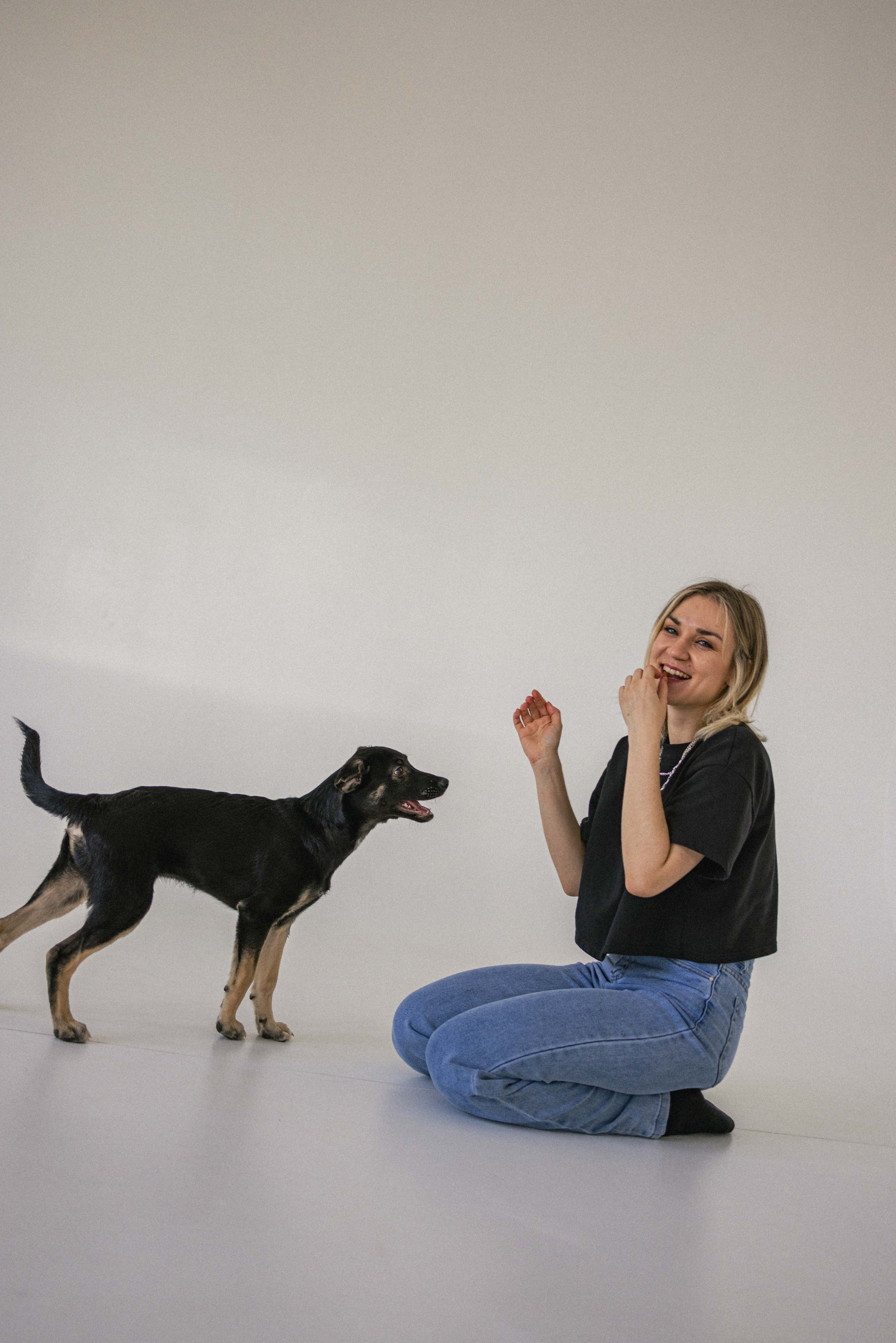 Крис и Тэдди. Фотограф-анималист в Москве Лера Черноног