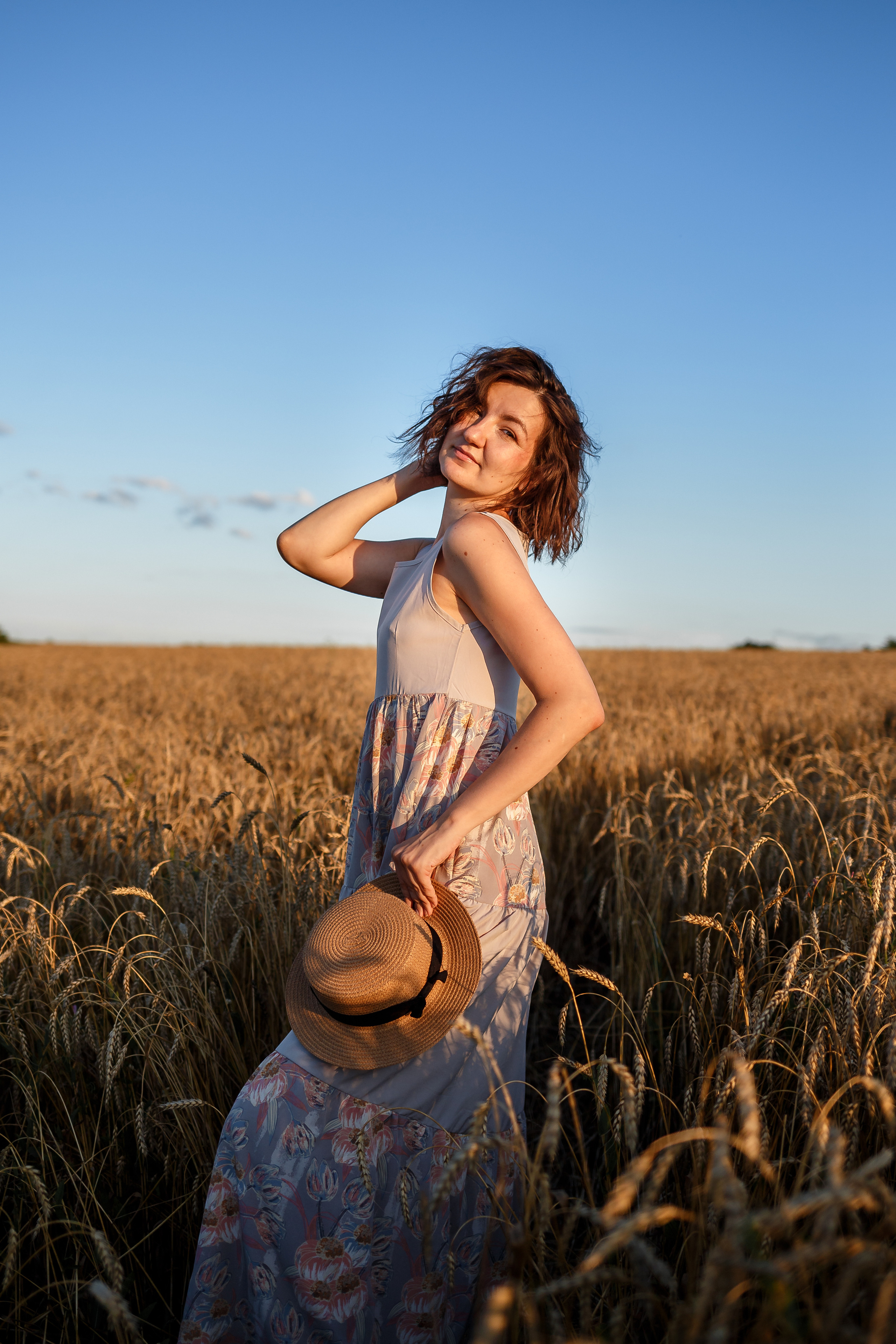 Аня и пшеница. Семейный фотограф в Саратове Юлия Охотникова
