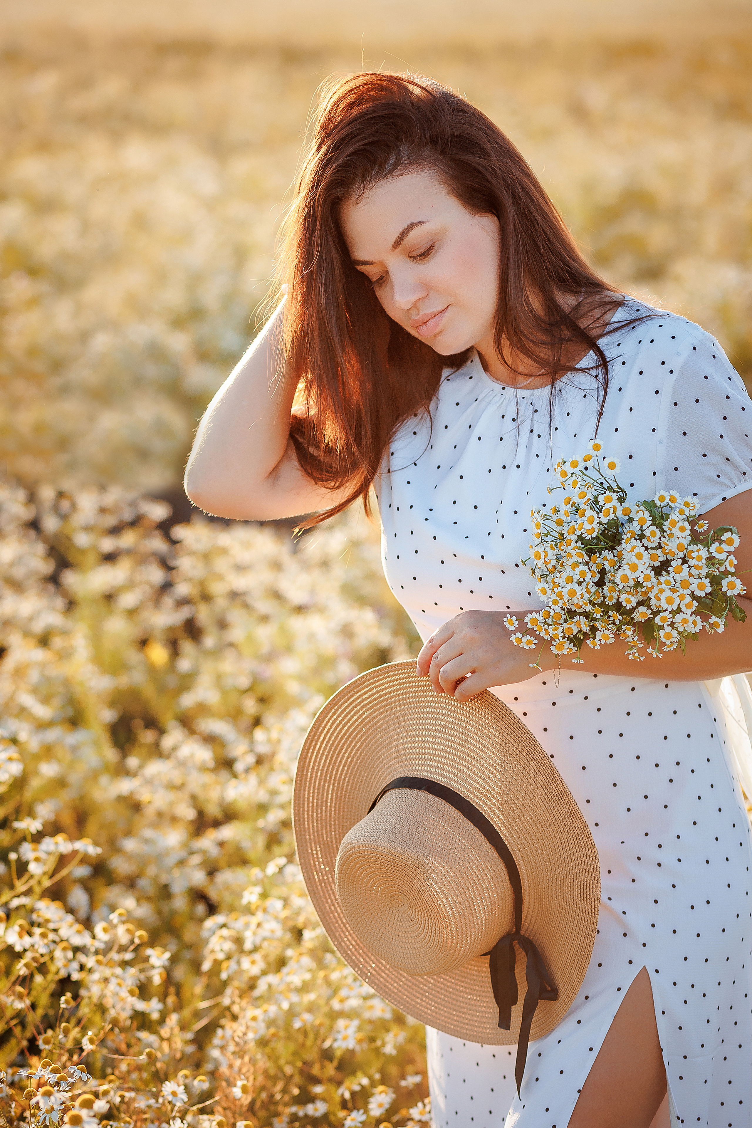 Катя в ромашках. Семейный фотограф в Саратове Юлия Охотникова