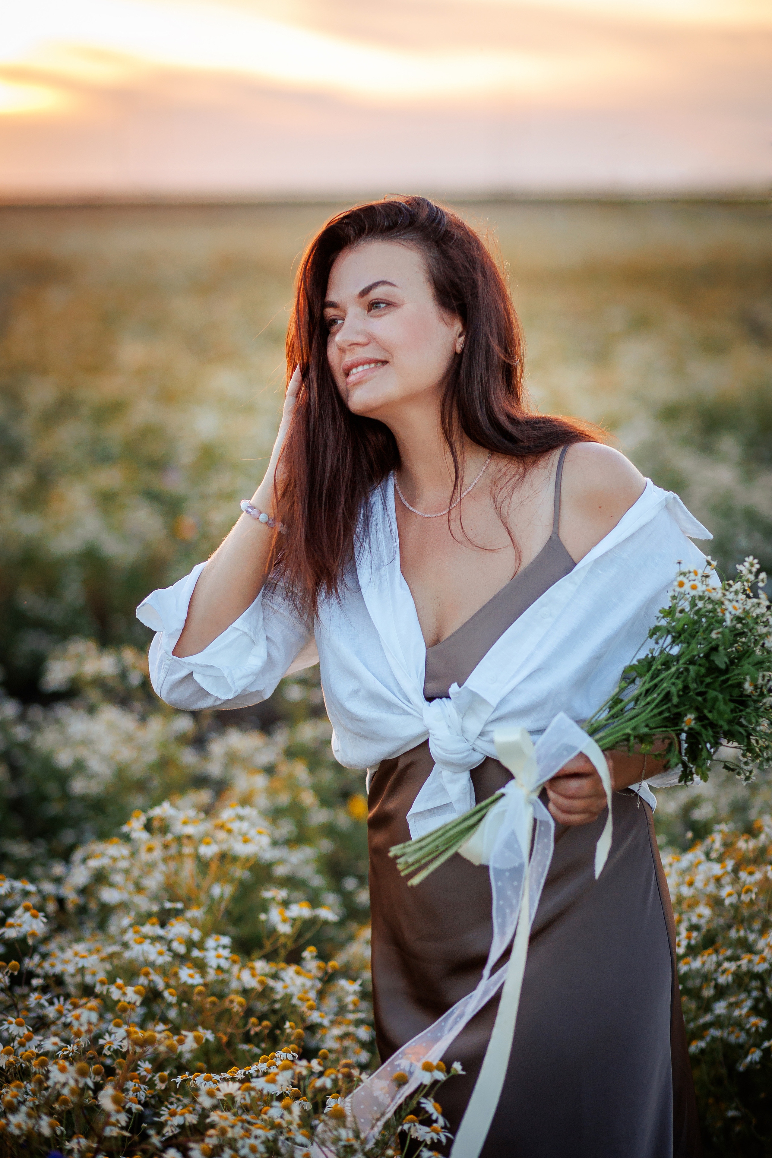 Катя в ромашках. Семейный фотограф в Саратове Юлия Охотникова