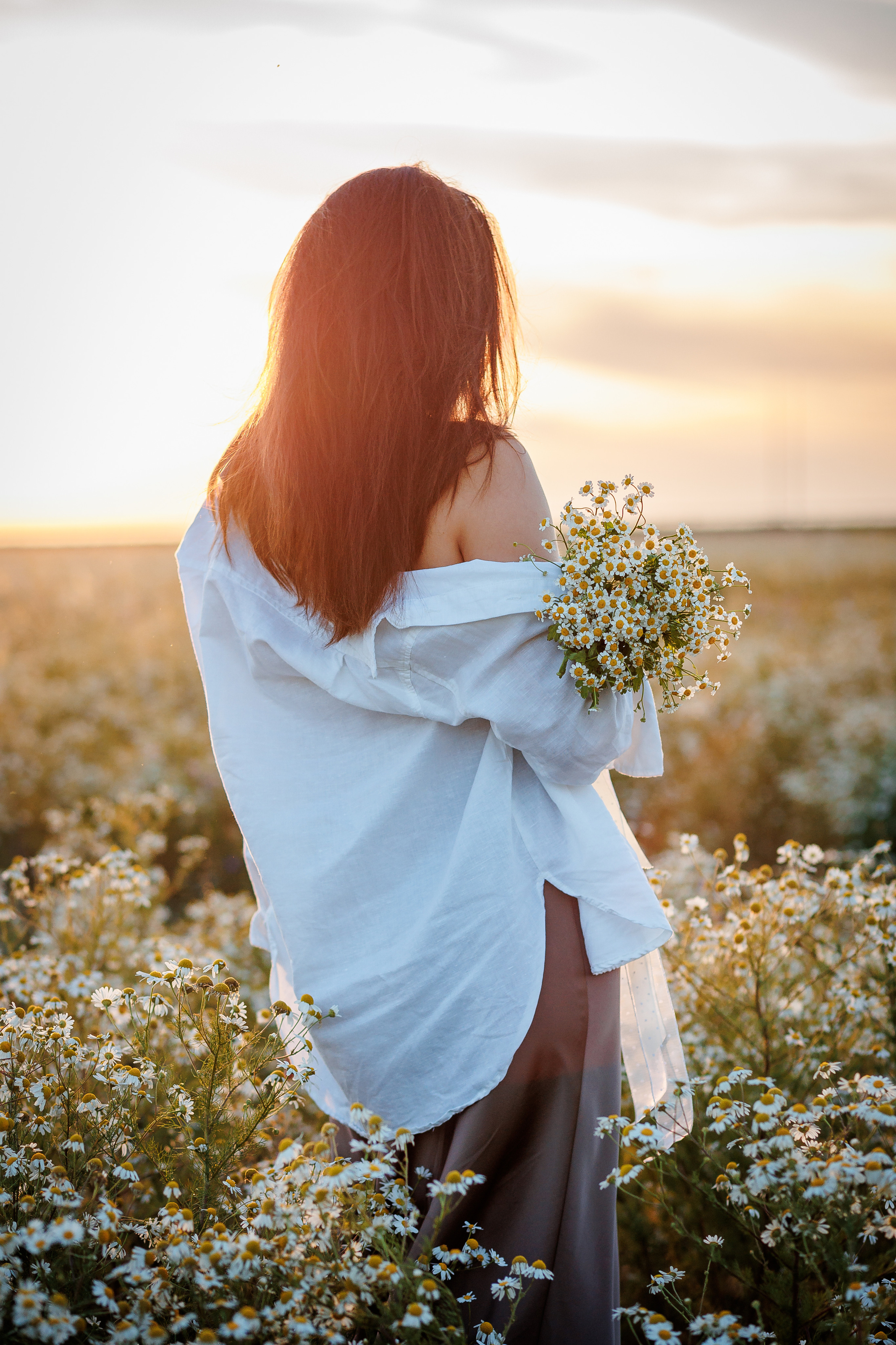 Катя в ромашках. Семейный фотограф в Саратове Юлия Охотникова
