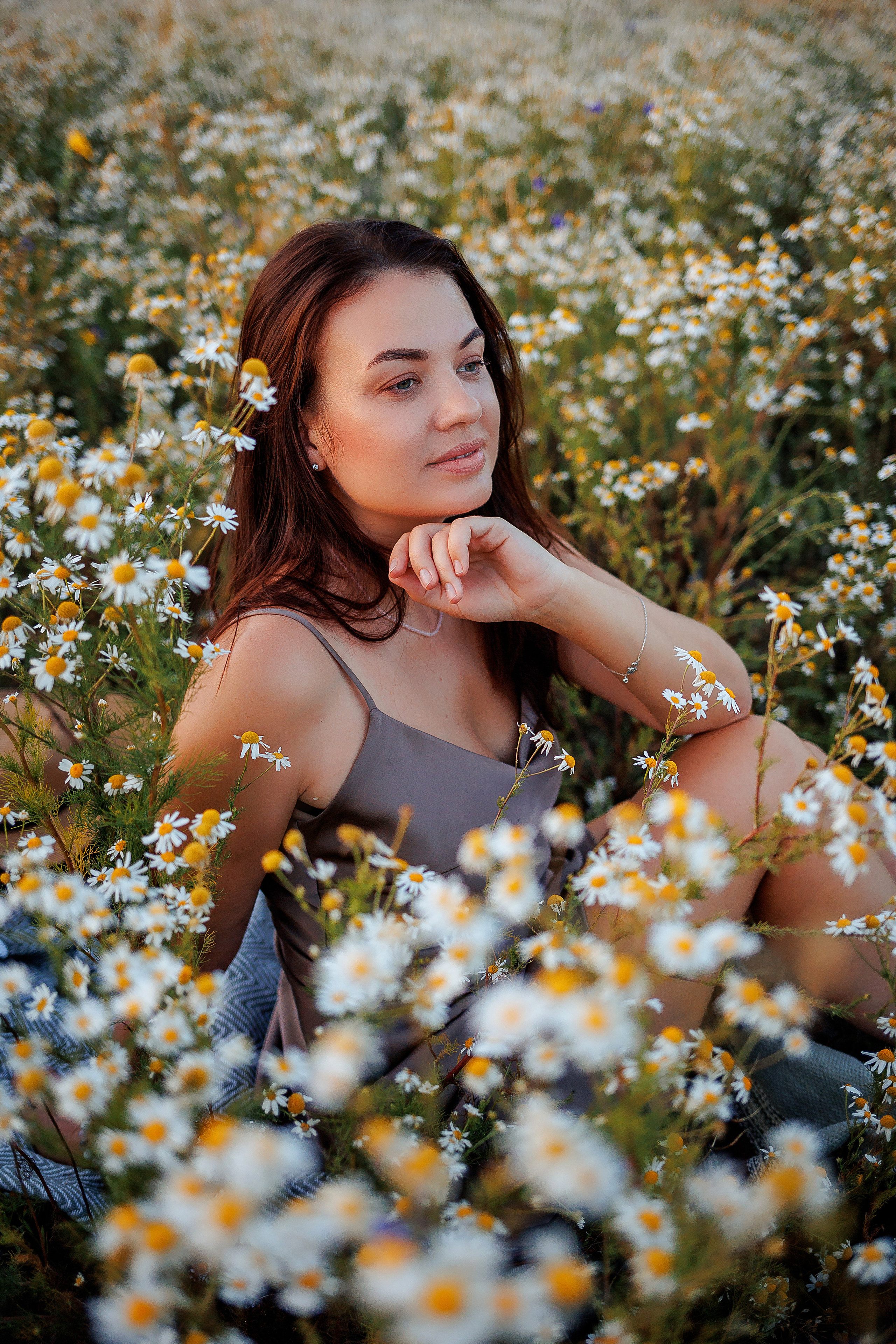 Катя в ромашках. Семейный фотограф в Саратове Юлия Охотникова