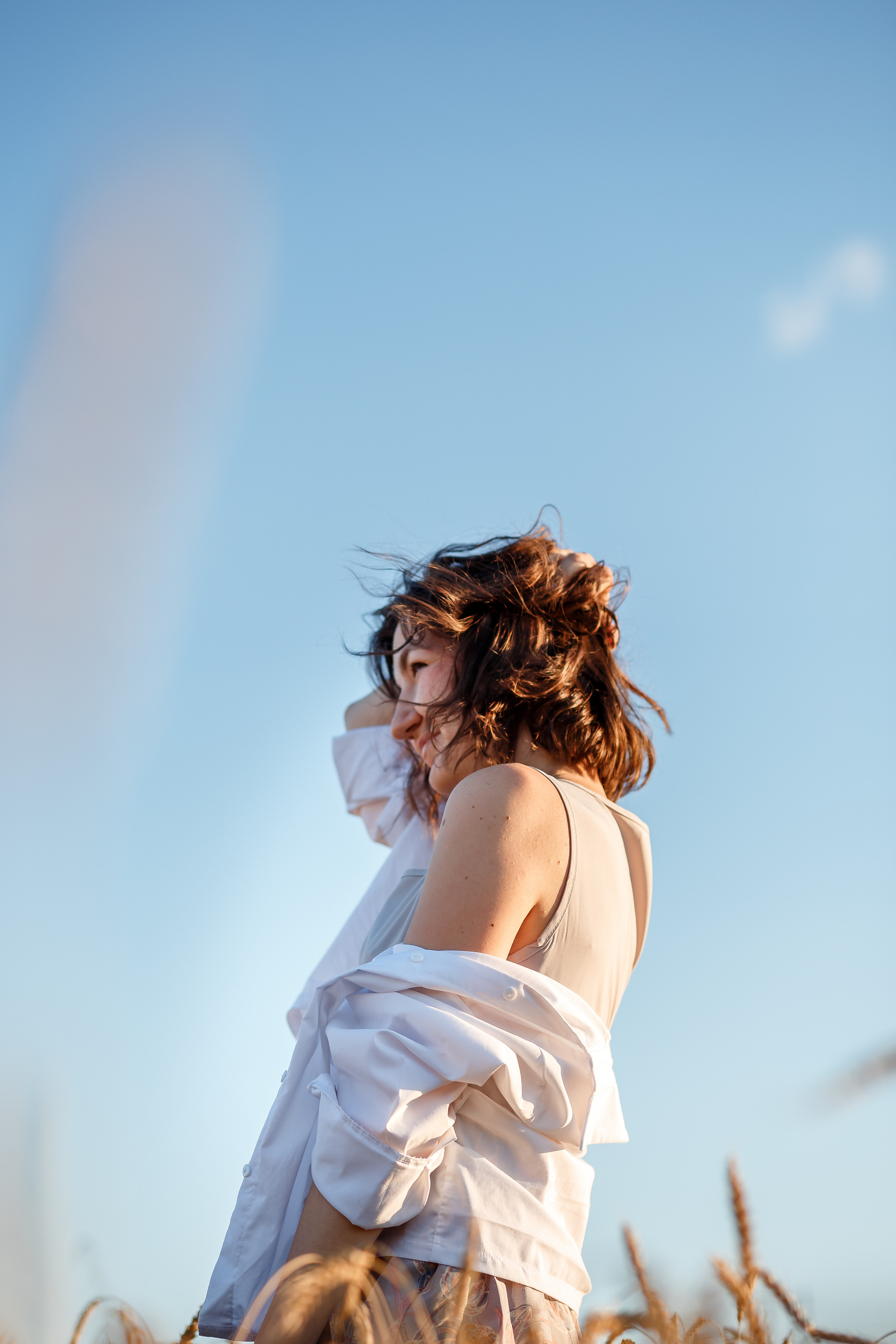 Аня и пшеница. Семейный фотограф в Саратове Юлия Охотникова