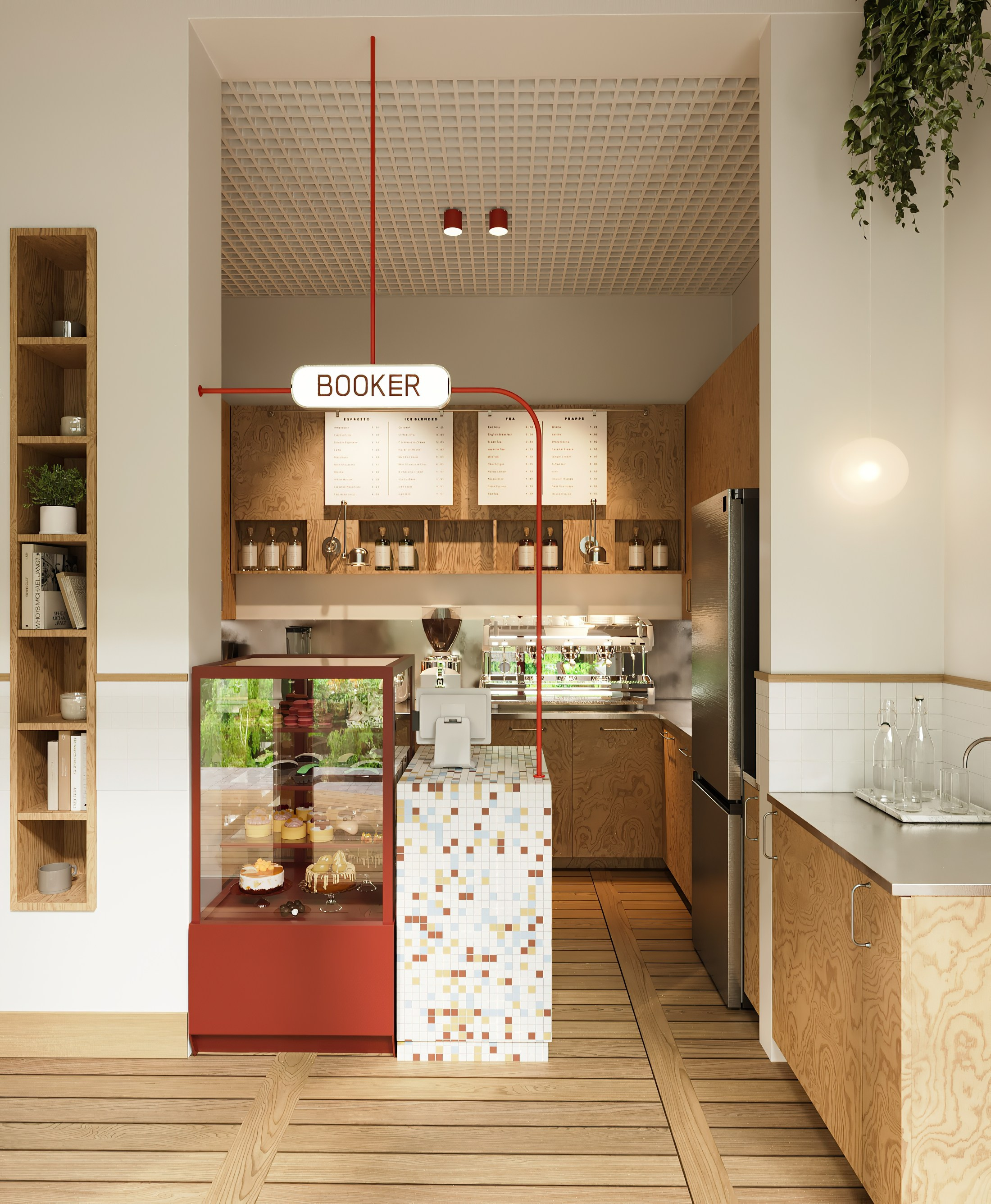 Кофейня Booker. Дизайнер интерьеров