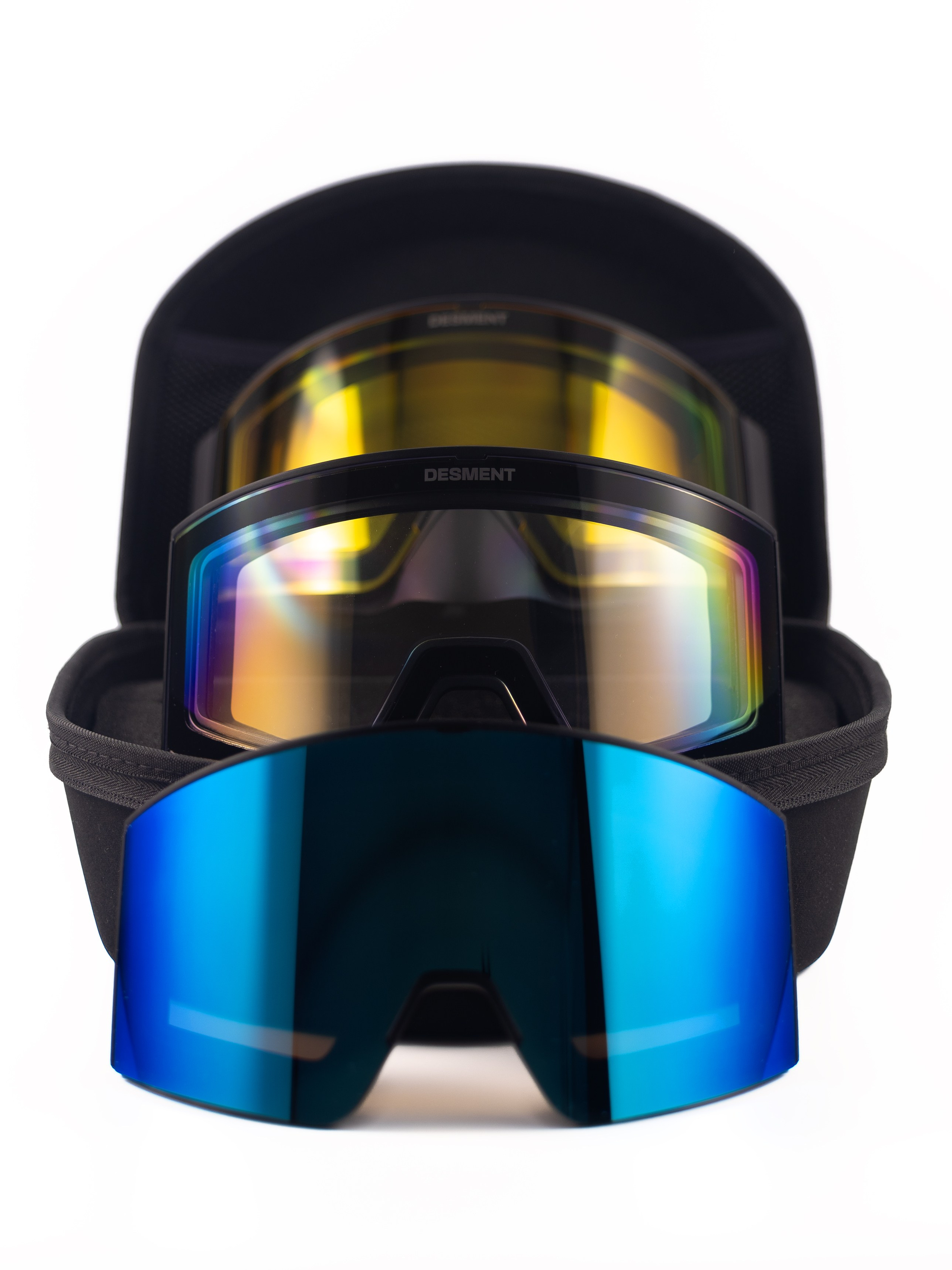 Стекла для горнолыжной маски. Фотостудия T-CUBE