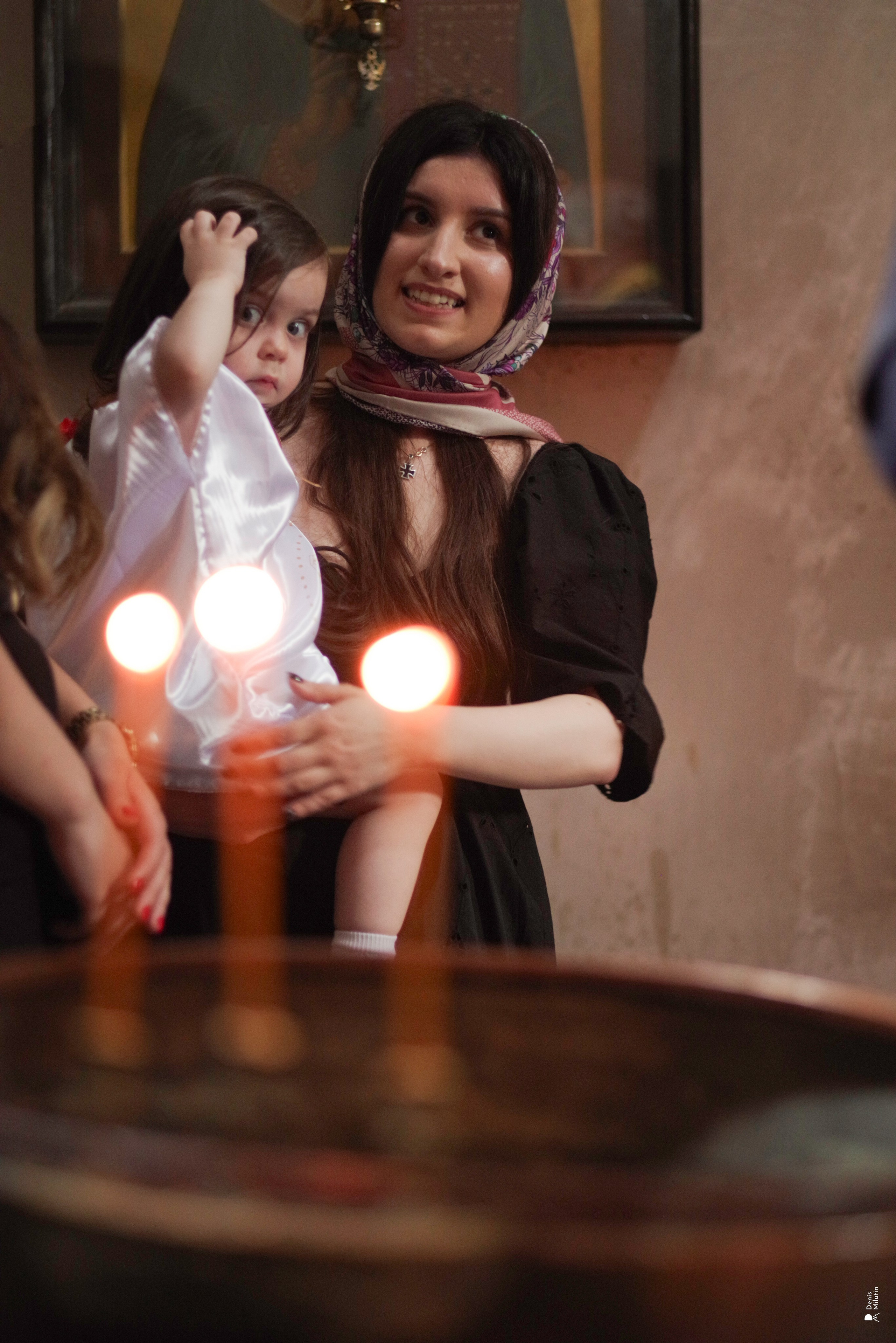 Крещение Сенаки. Портретный фотограф Денис Милютин