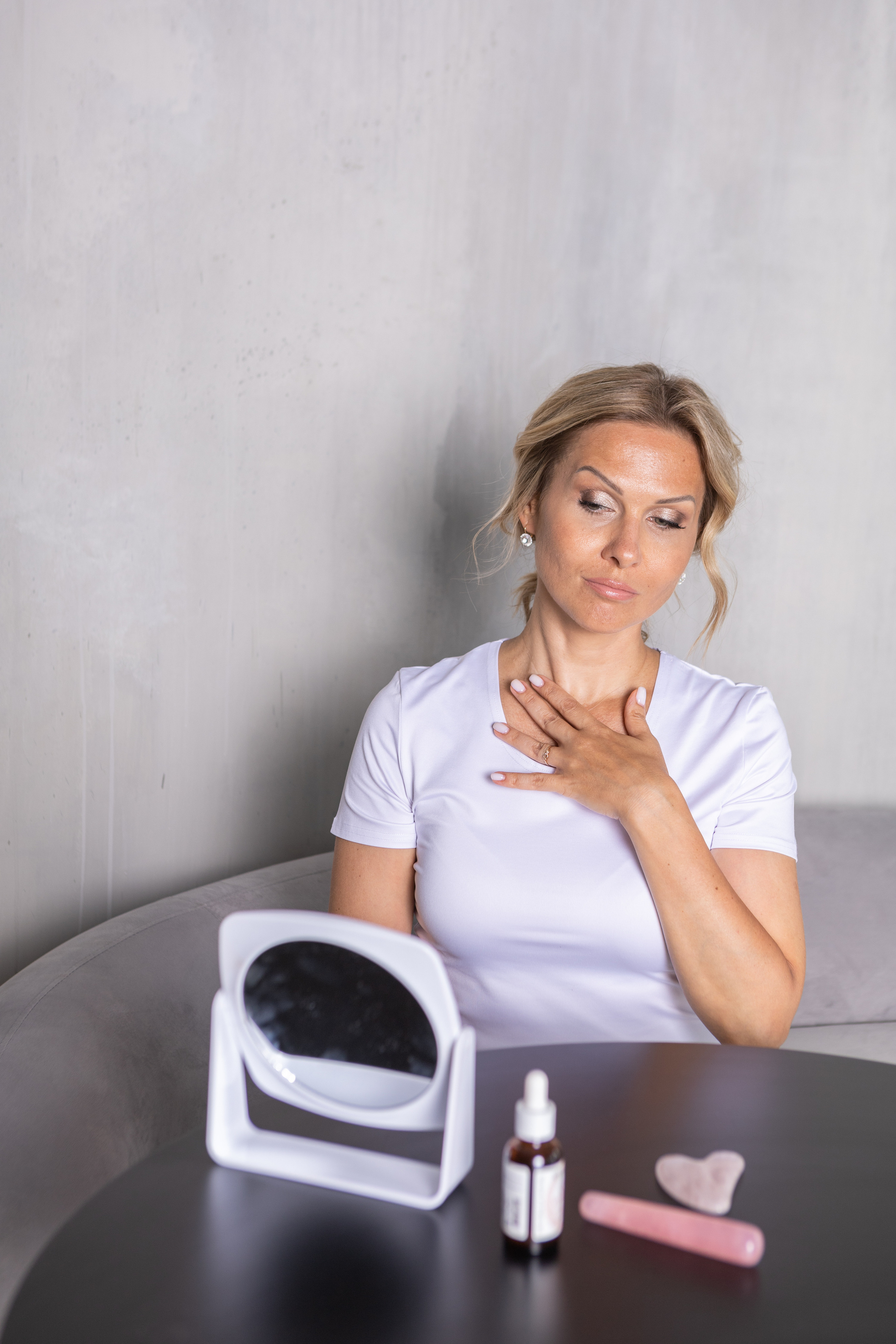 Контент-съёмка для тренера по фейсфитнесу. Контент-фотограф в Абакане Наталья Нагибина