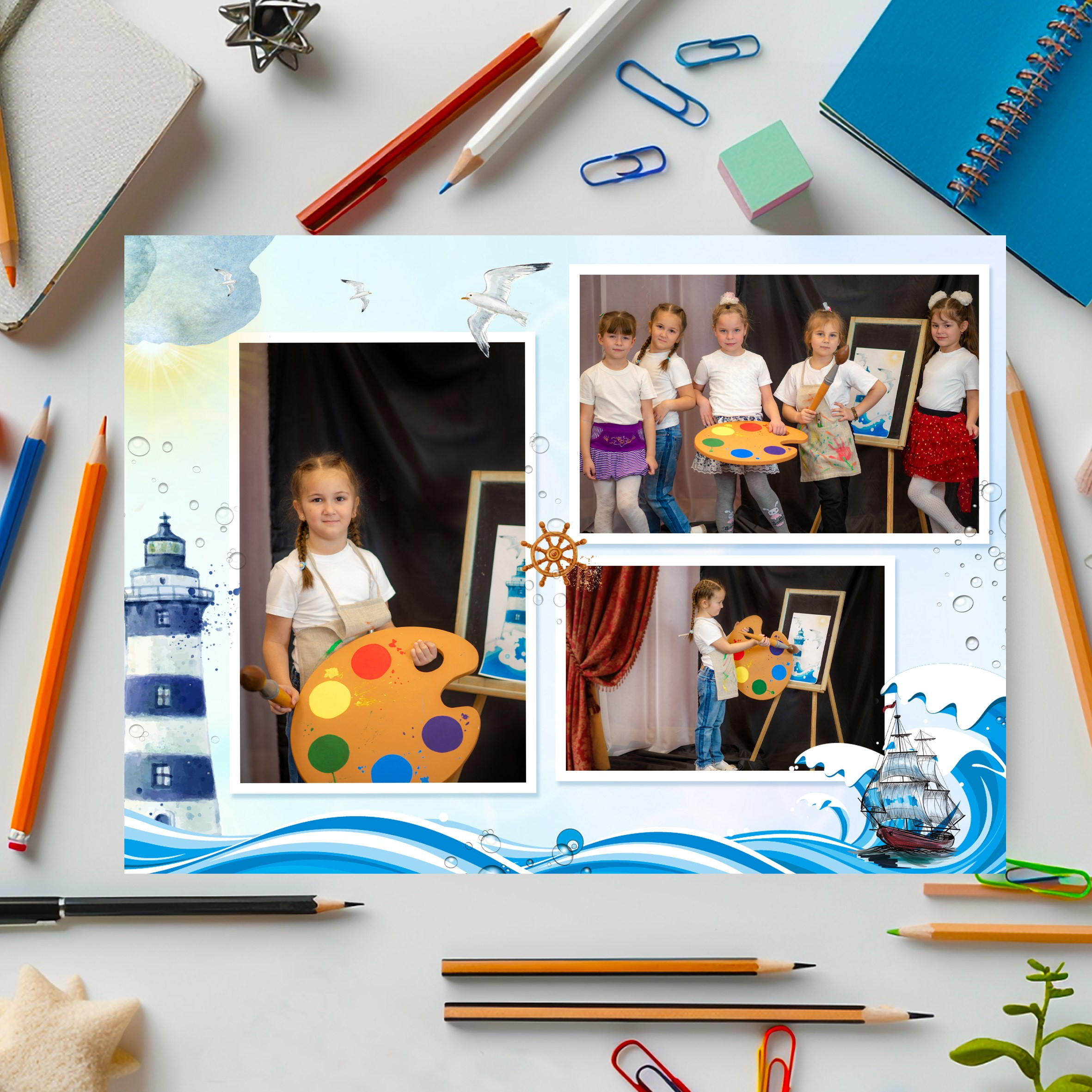 Разворотные (лайфлат). Выпускные альбомы в Крыму