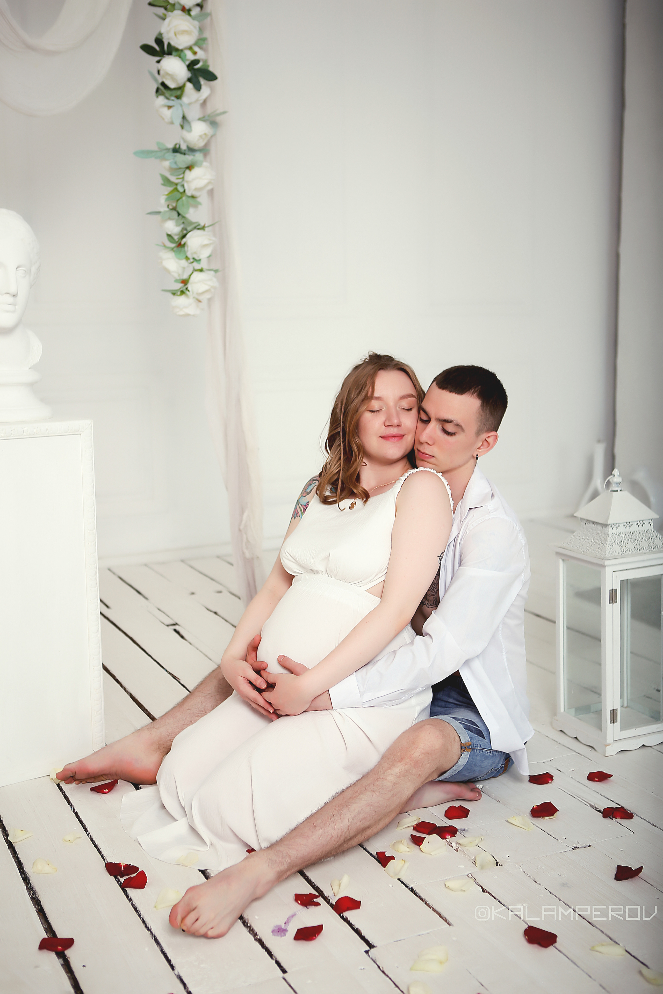 Беремняшка Дарья в побелке (White). Свадебный и предметный фотограф Ренат Каламперов
