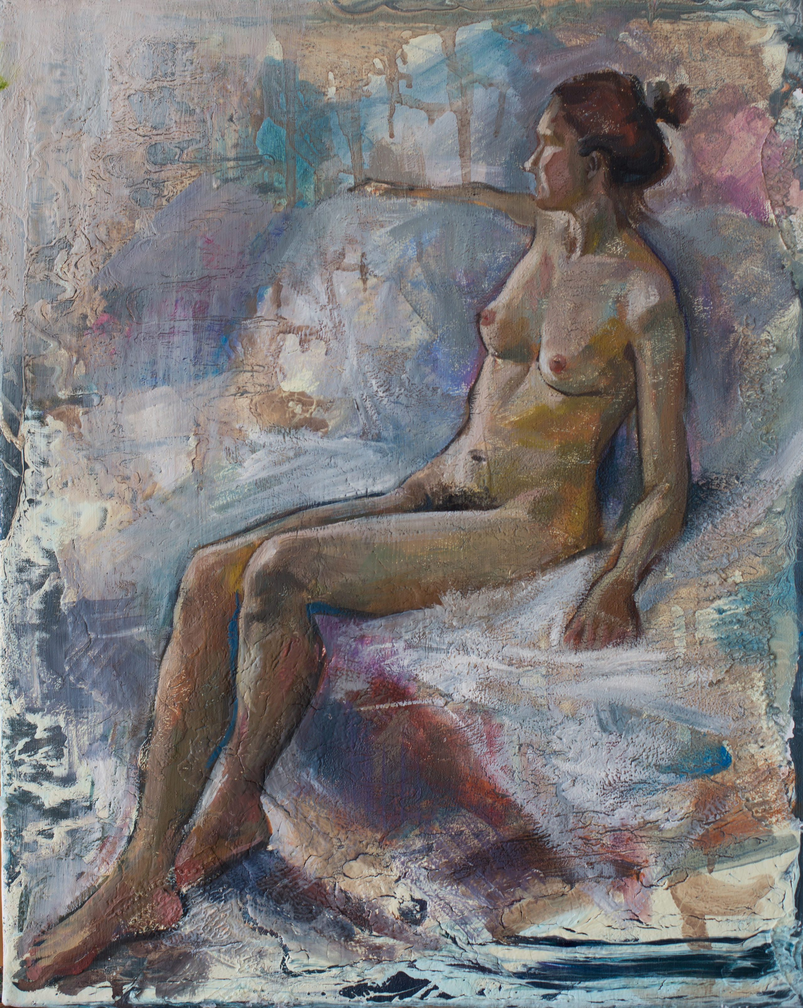 Масло. Художник