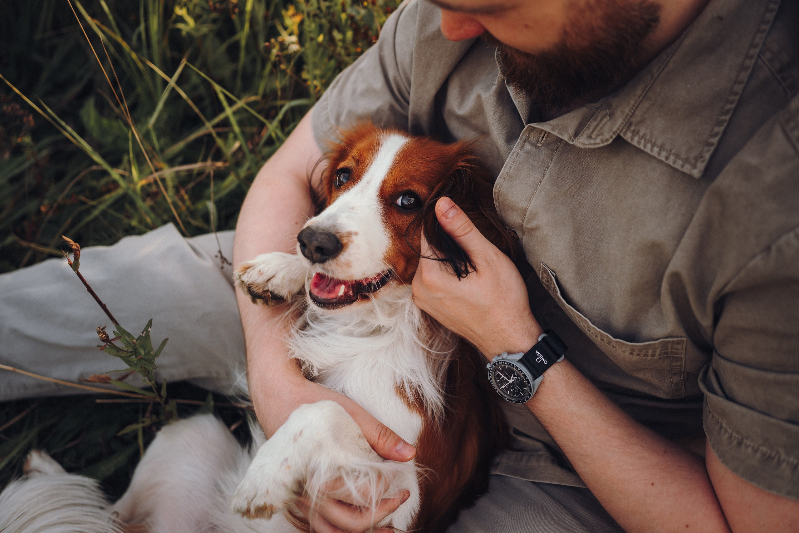 Семейная фотосессия с питомцем. Семейный фотограф анималист Ананьева Мария — Москва