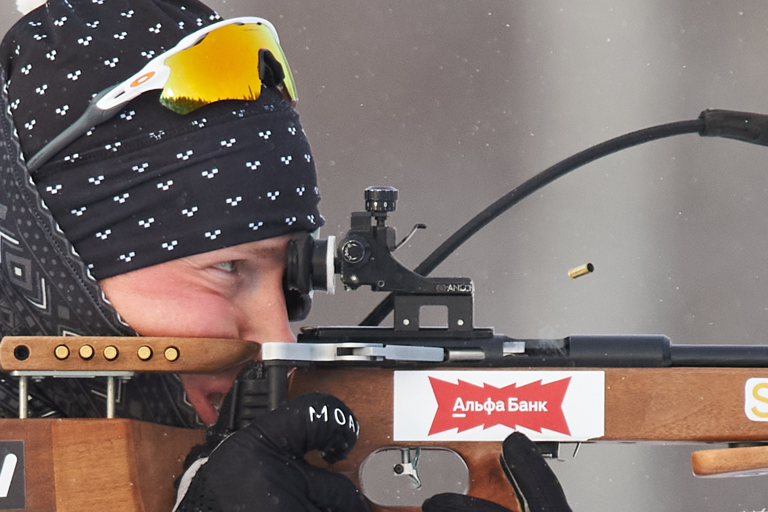 Биатлон. Чемпионат России — 2024/2025, 3-й этап, Ижевск. Спринт. Мужчины. Спортивный репортажный фотограф в Ижевске Сергей Мерзляков