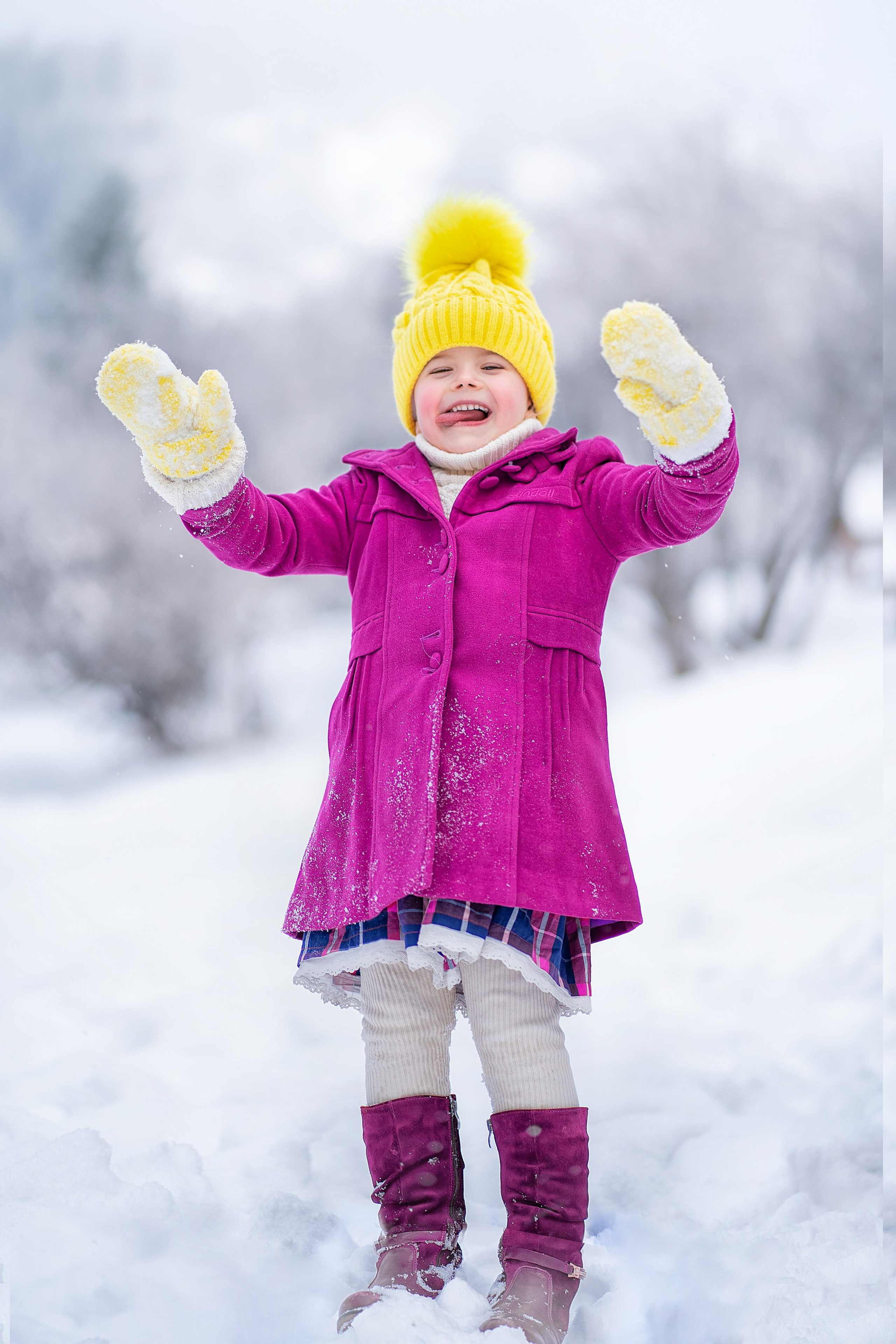 Детские зимнии фотосессии. Детский и семейный фотограф в Москве и Подмосковье Настя Наумова