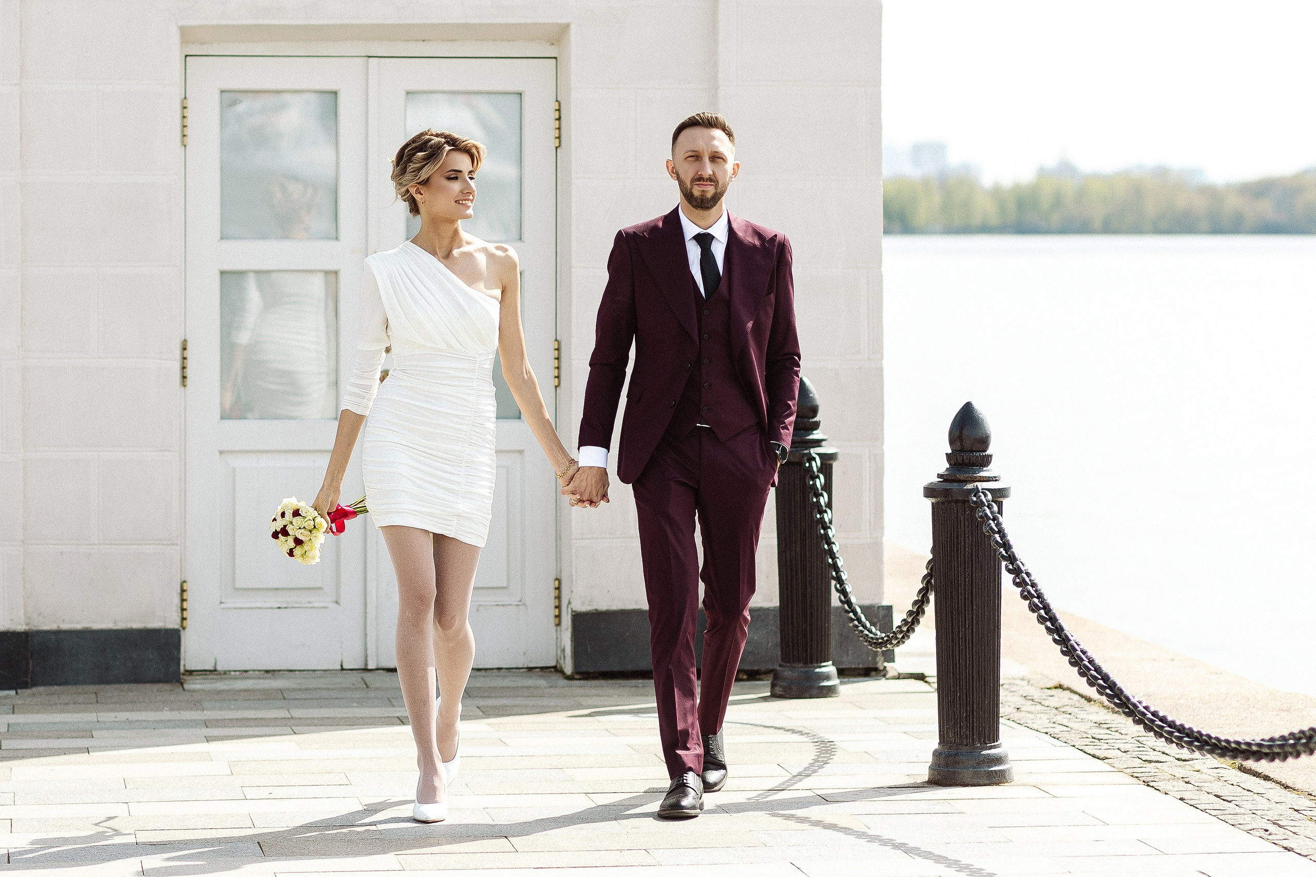 Северный речной вокзал. Свадебный фотограф Маргарита Глумскова