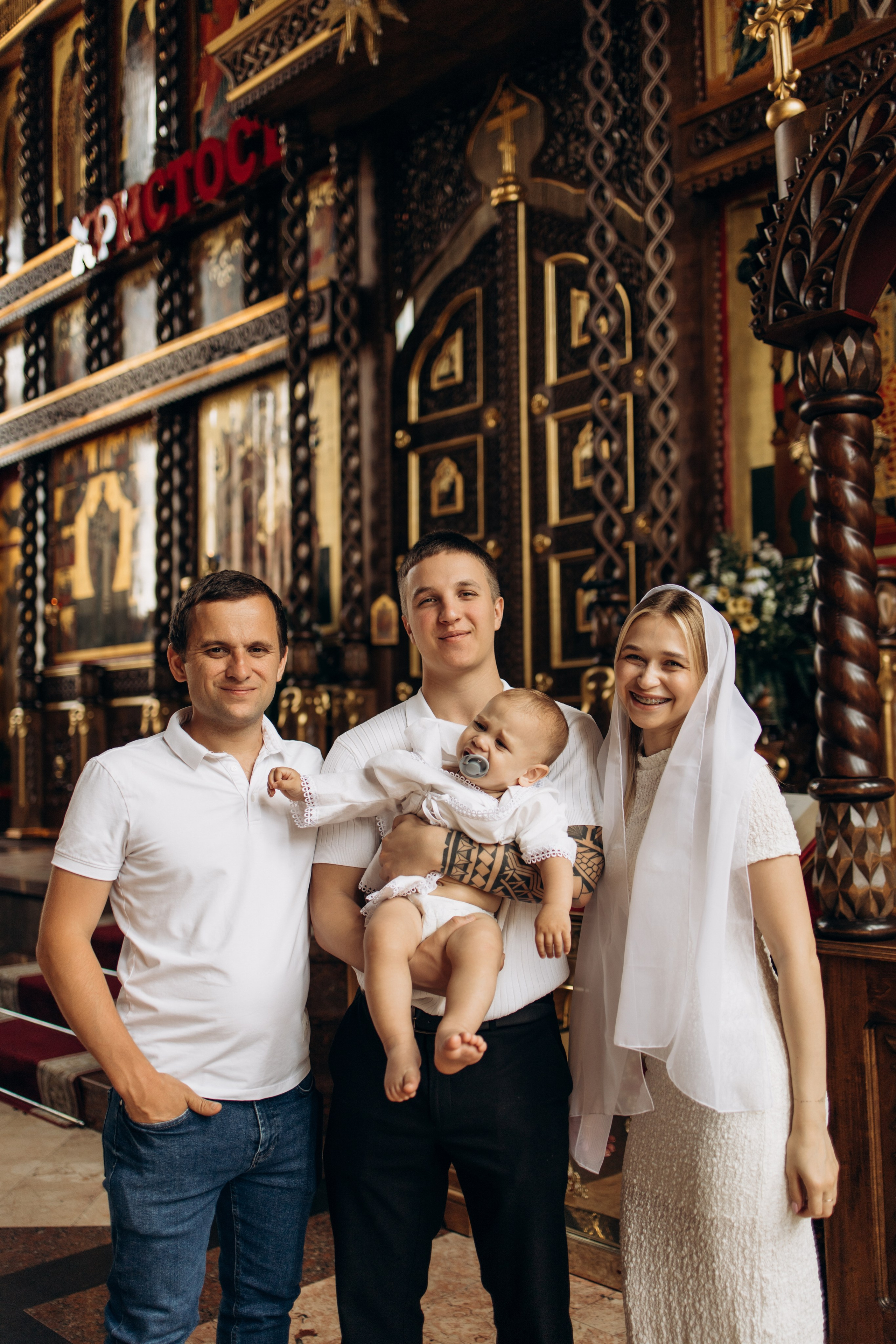 Крещение Радмира. Самый теплый фотограф в Краснодаре Рябоконь Ксения