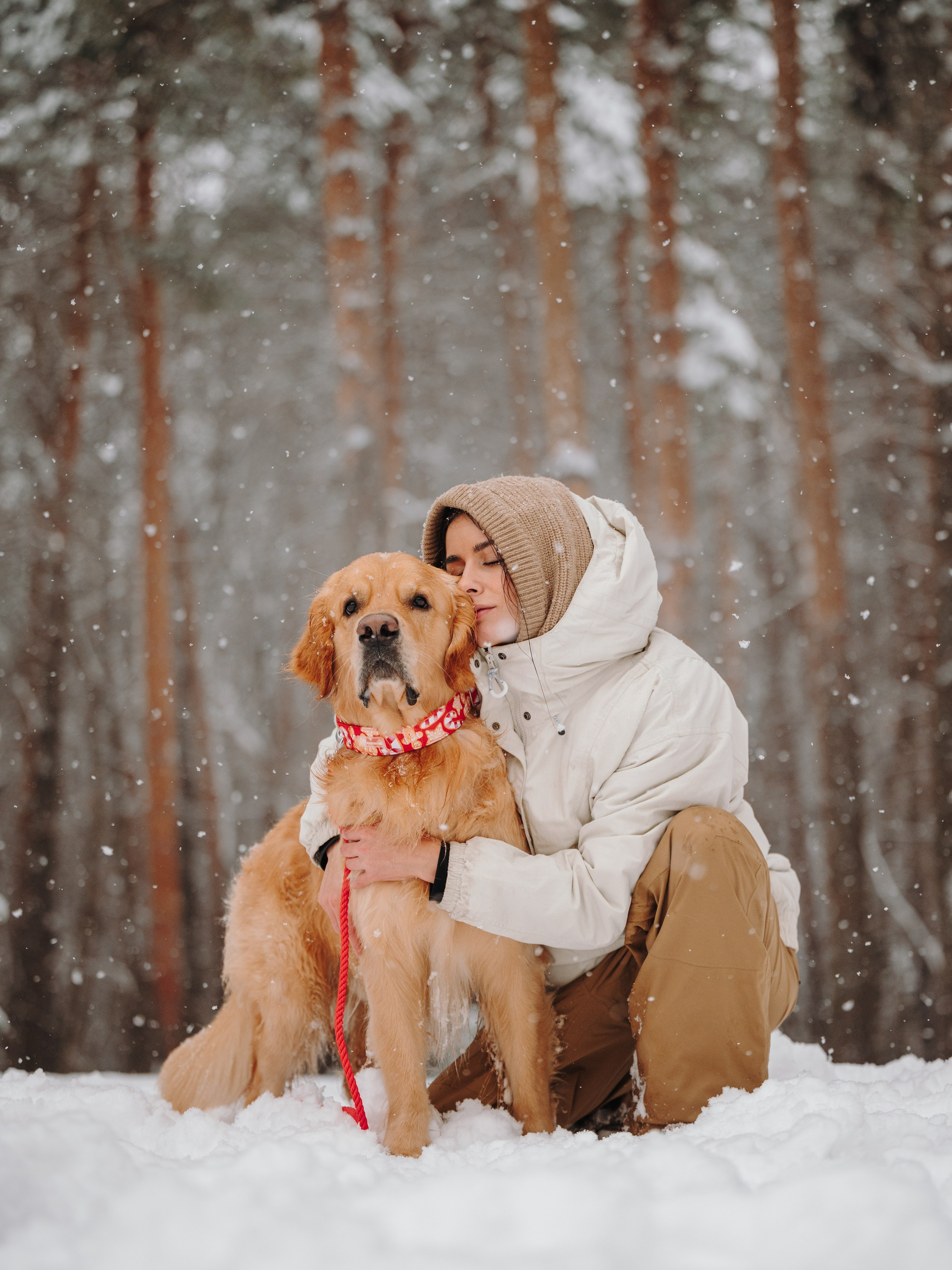 Bender&Frai. Зимняя коллекция. Семейный фотограф анималист Ананьева Мария — Москва