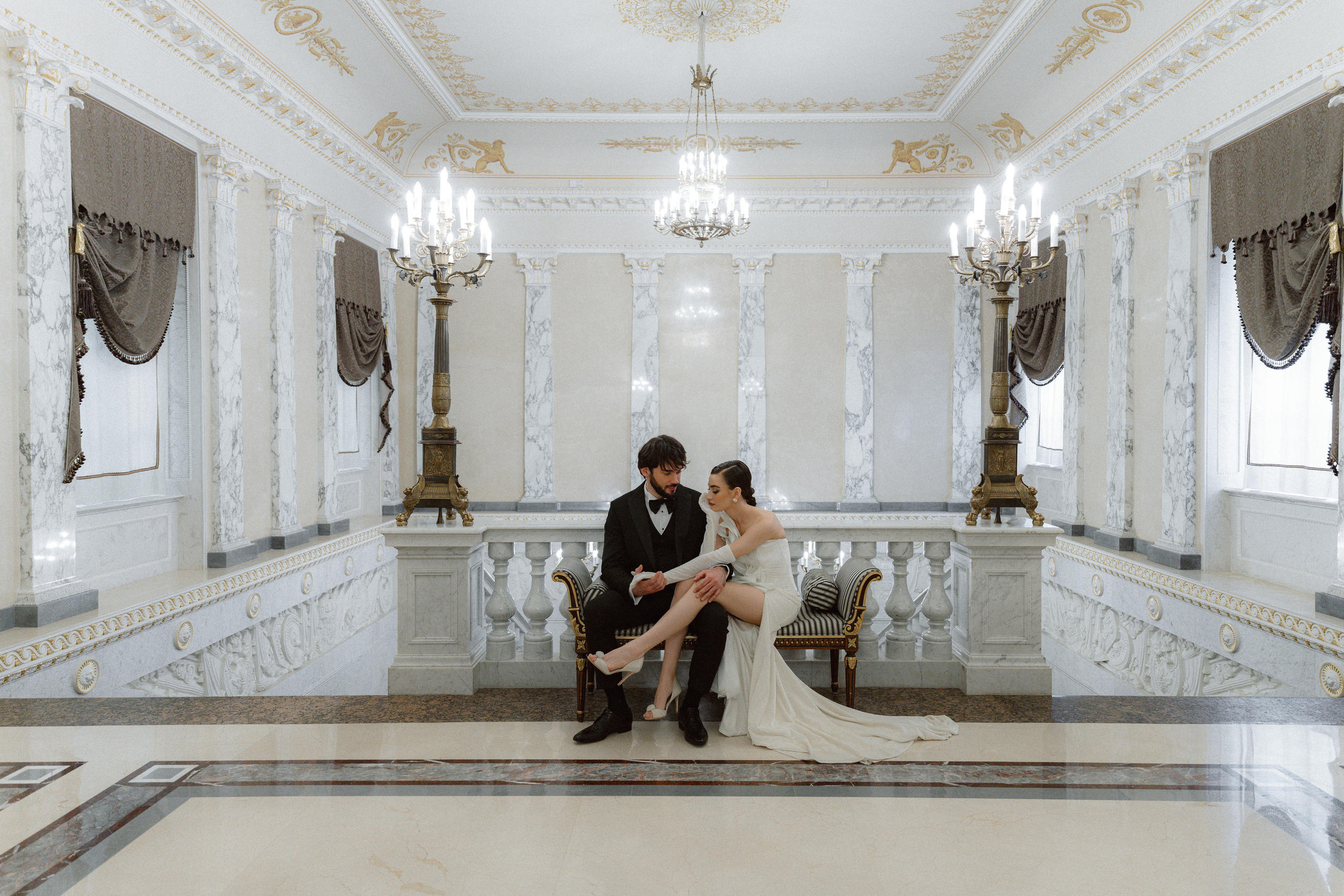 Эстетика и шик. Александра и Артем. VENSKAYA WEDDING & EVENT PLANNER