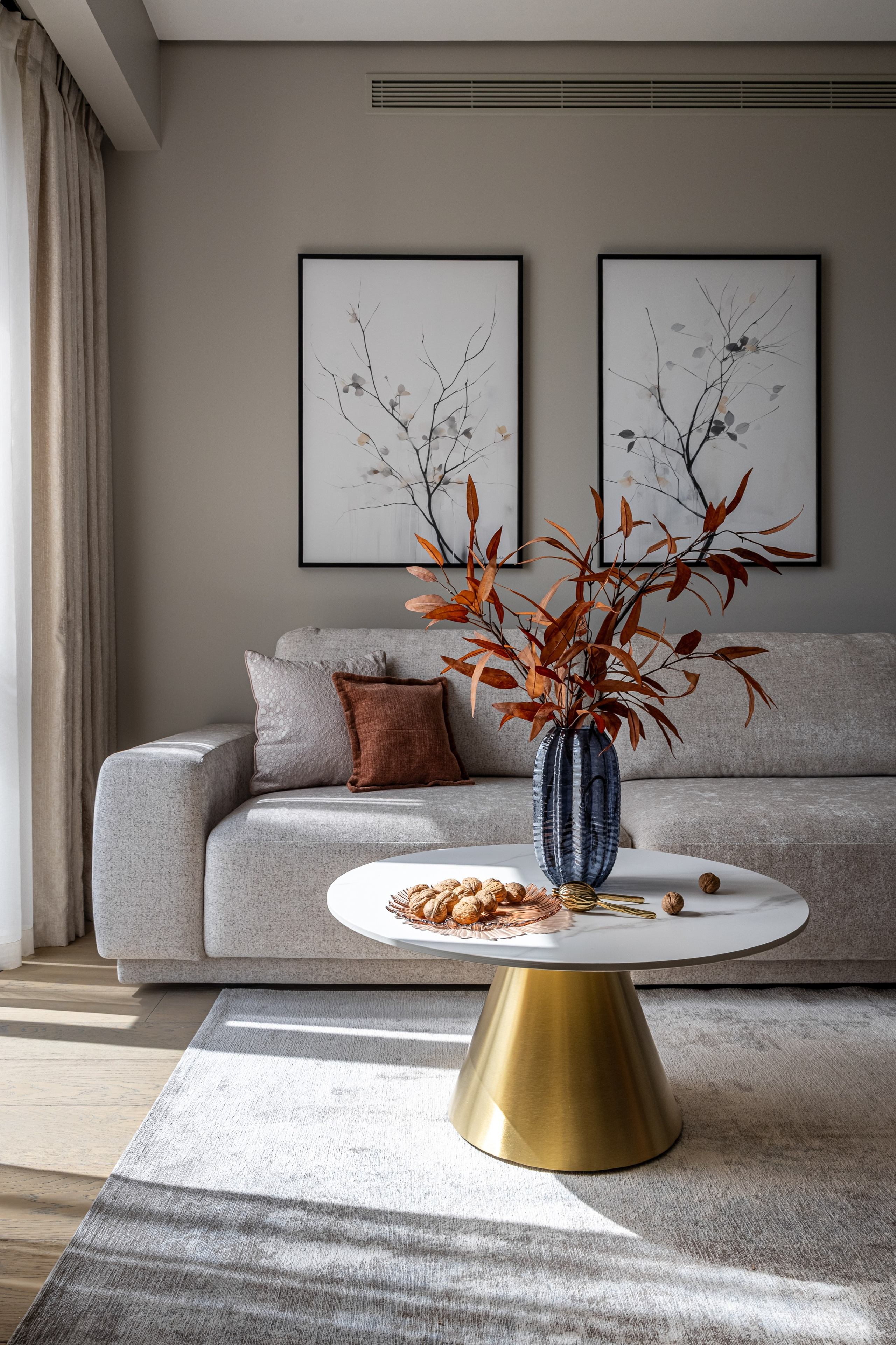 Лаконичный calm modern с арт-деталями в ЖК «Поклонная 9». Veselinskiy| Интерьерный фотограф | Москва