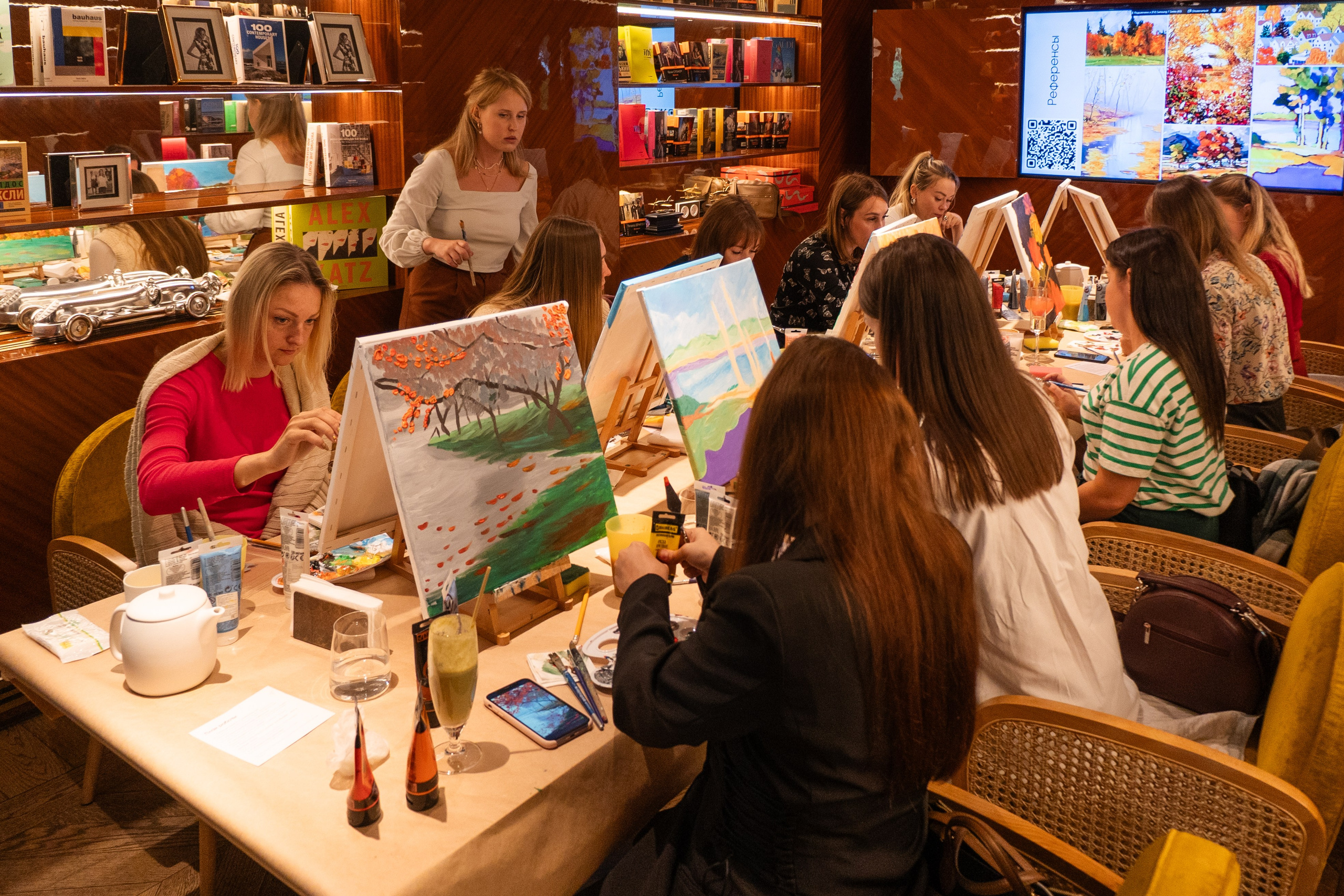 Корпоратив Teach Me Art 3. Портретный фотограф в Москве и Санкт-Петербурге Арина Чех