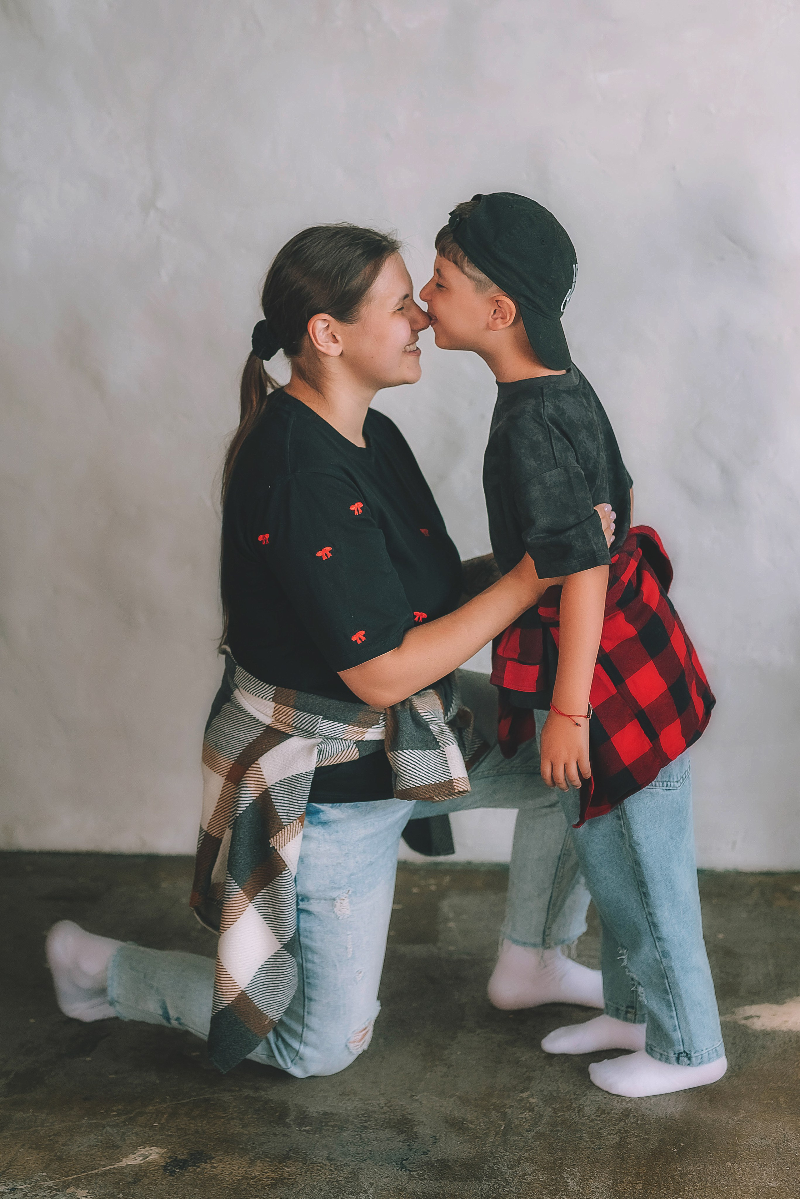 Минималистичная фотосессия в студии. Семейный, детский фотограф в Воронеже Анна Никитина