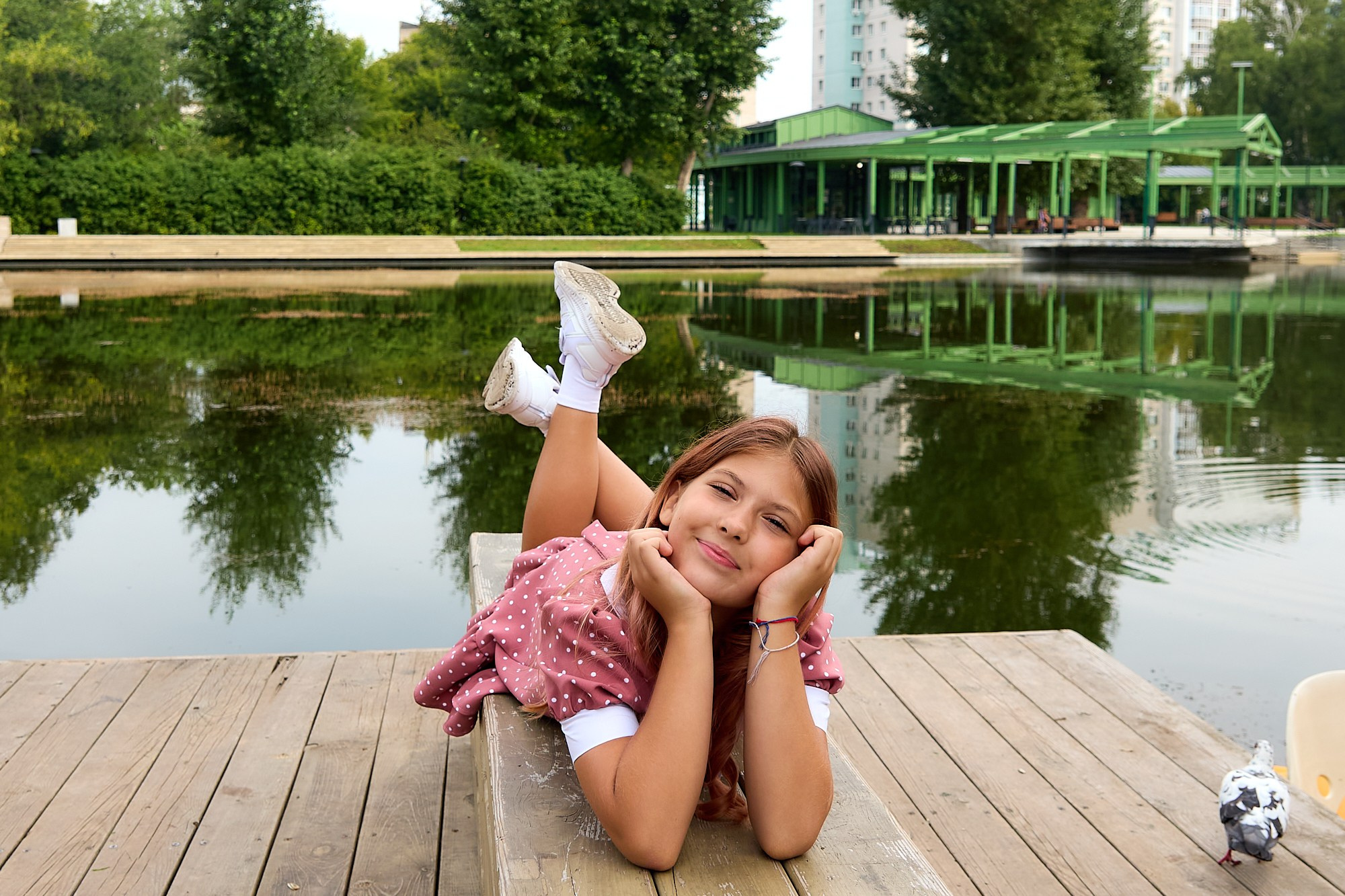 Подружки (прогулка в парке «Изумрудный»). Ольга Крынина. Ваш фотограф в Барнауле
