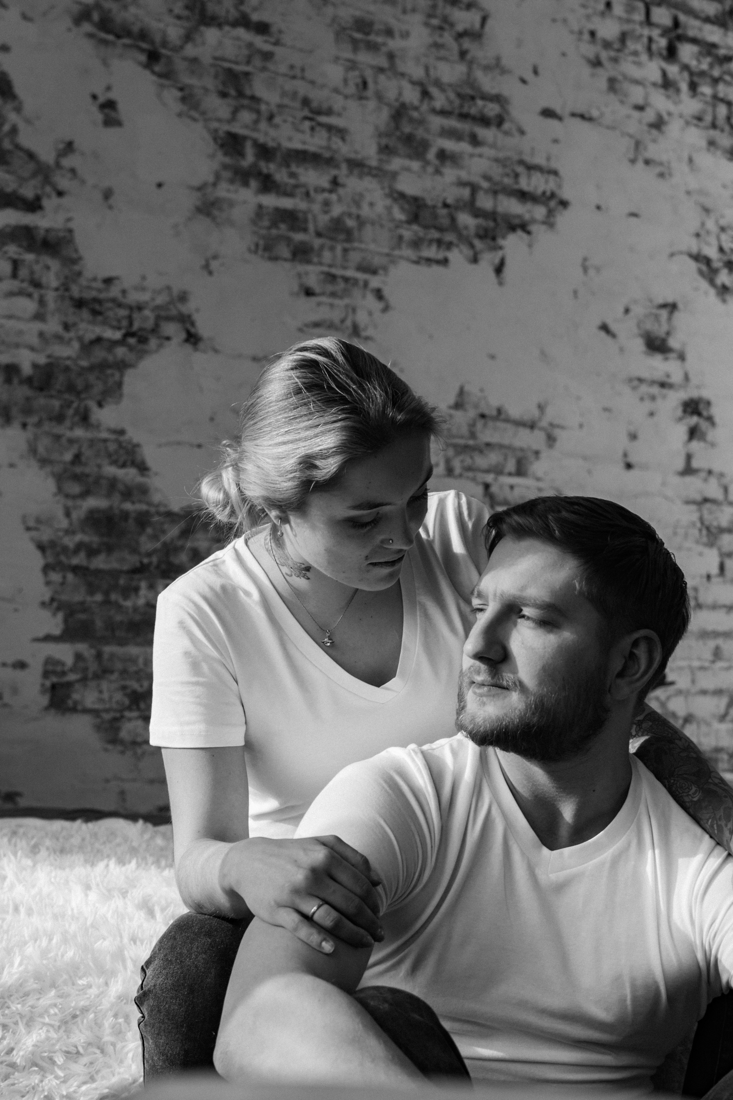 Нежности в студии (Никита, Вера). Портретный и репортажный Фотограф в Москве Александра Комарницкая