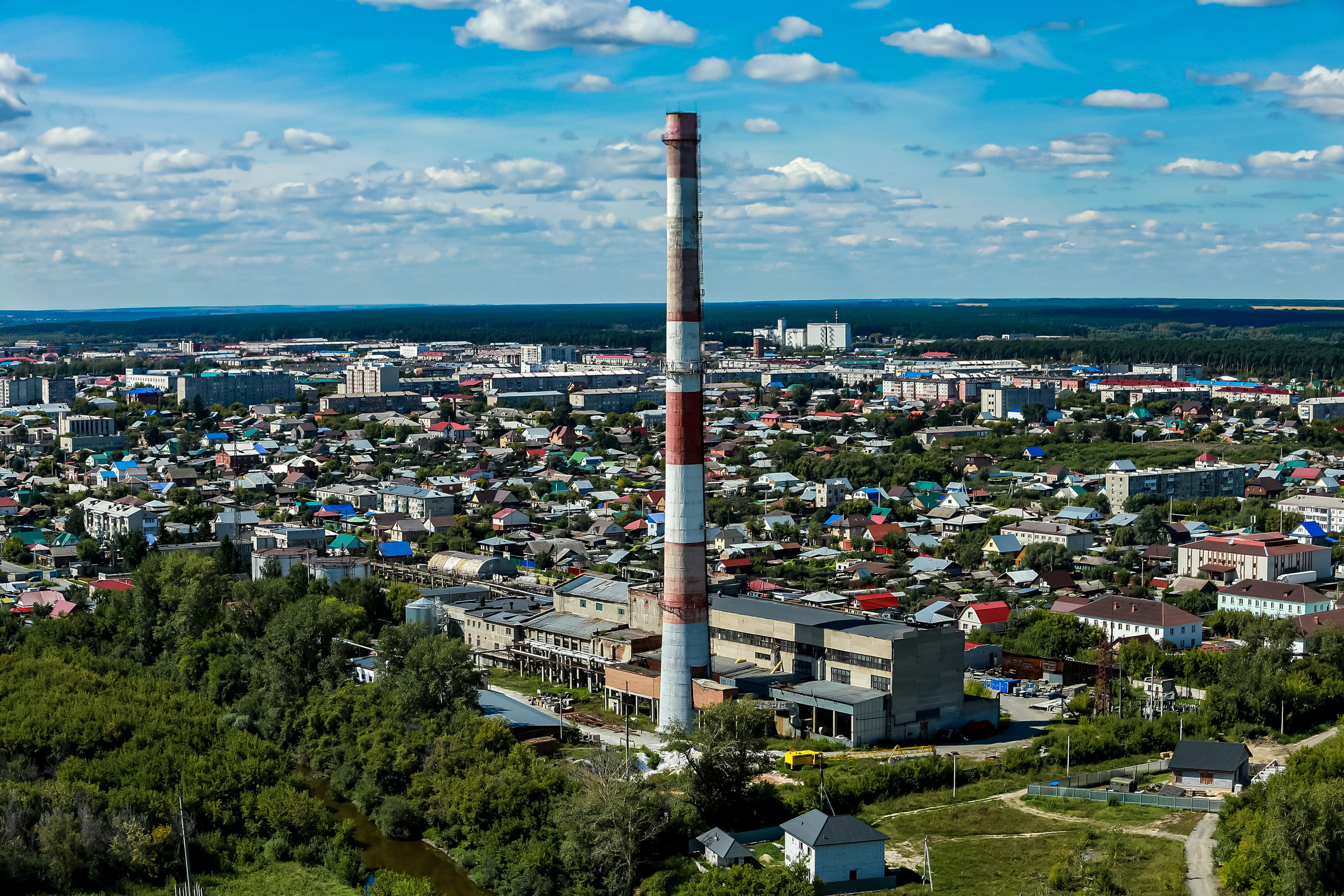 Город с высоты птичьего полёта. Фотограф Андрей Гузеев